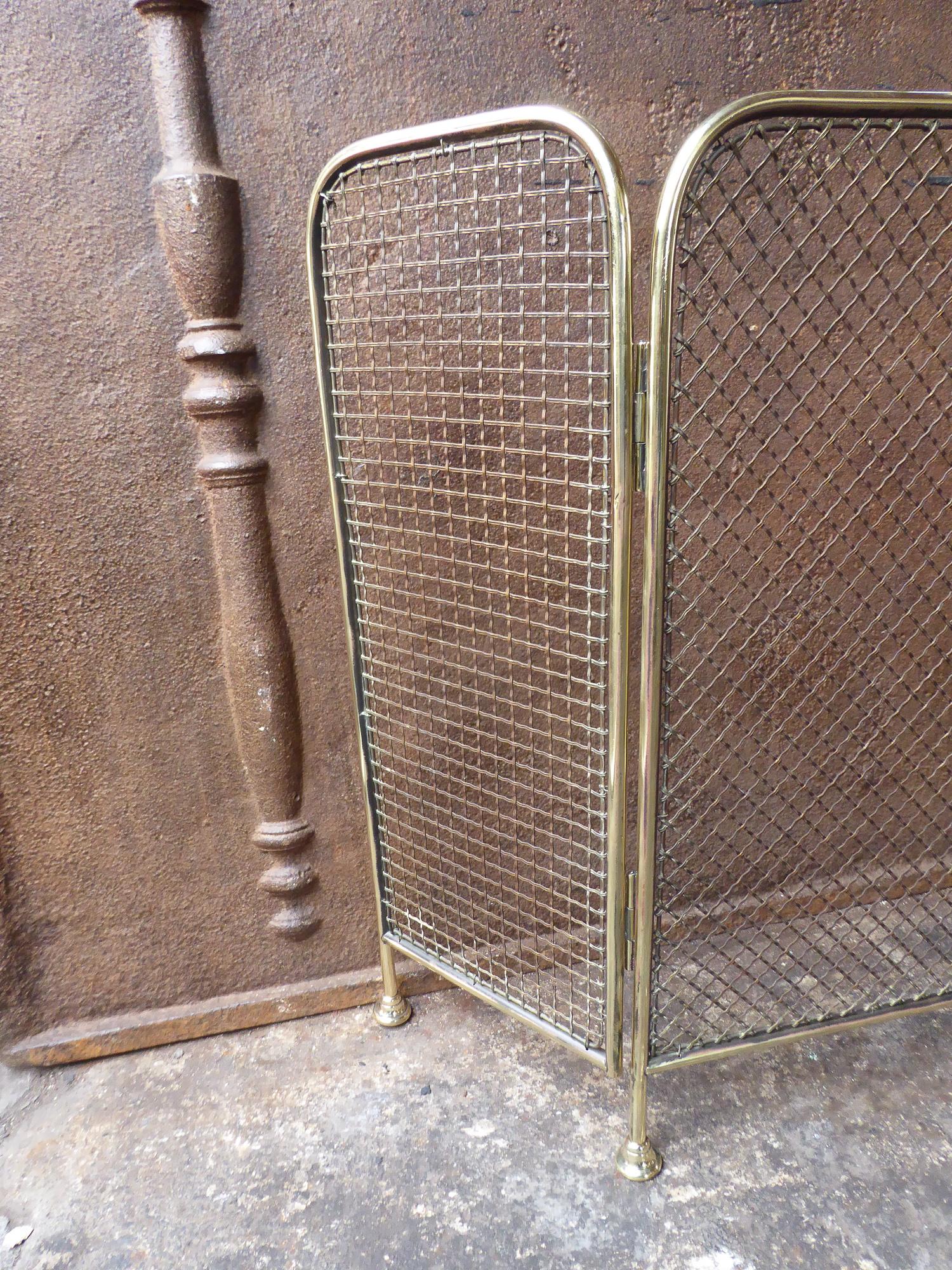 British 19th Century English Victorian Fireplace Screen or Fire Screen