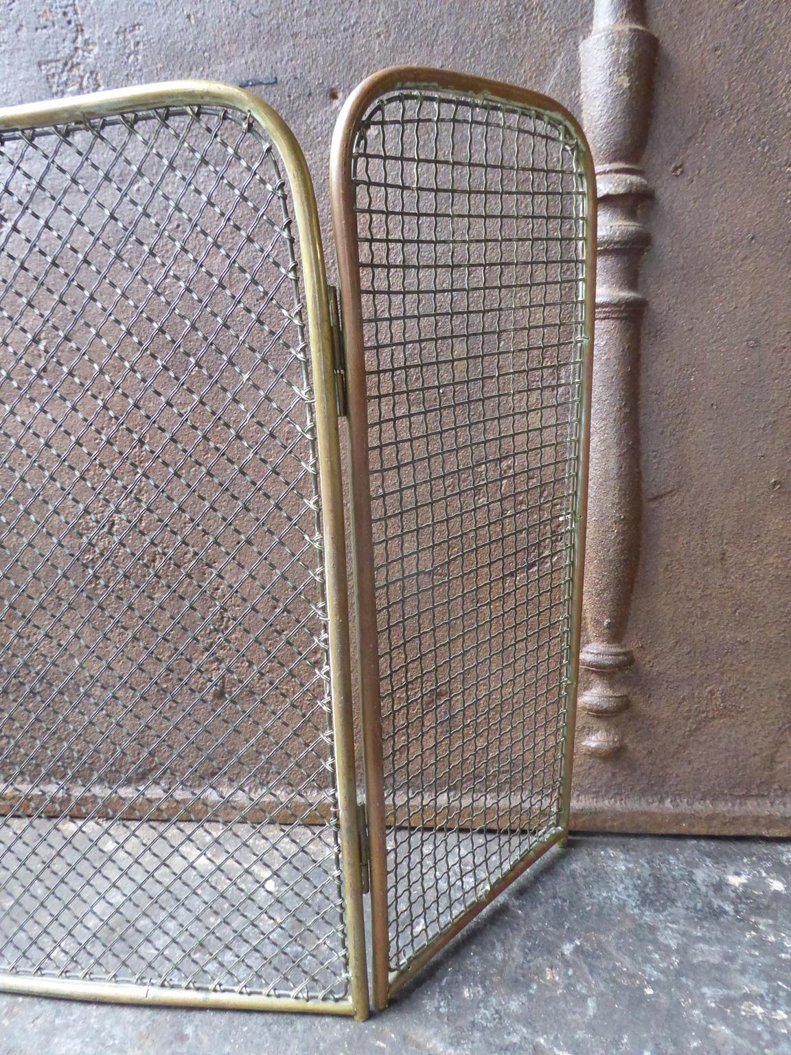 19th Century English Victorian Fireplace Screen Or Fire Screen At