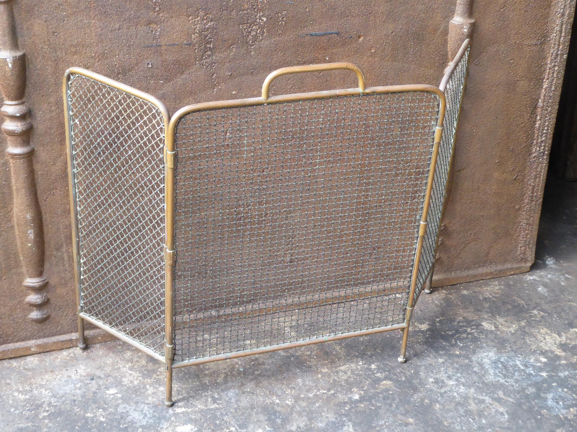 19th Century English Victorian Fireplace Screen or Fire Screen 1