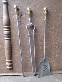 19th Century English Victorian Fireplace Tool or Fire Tools