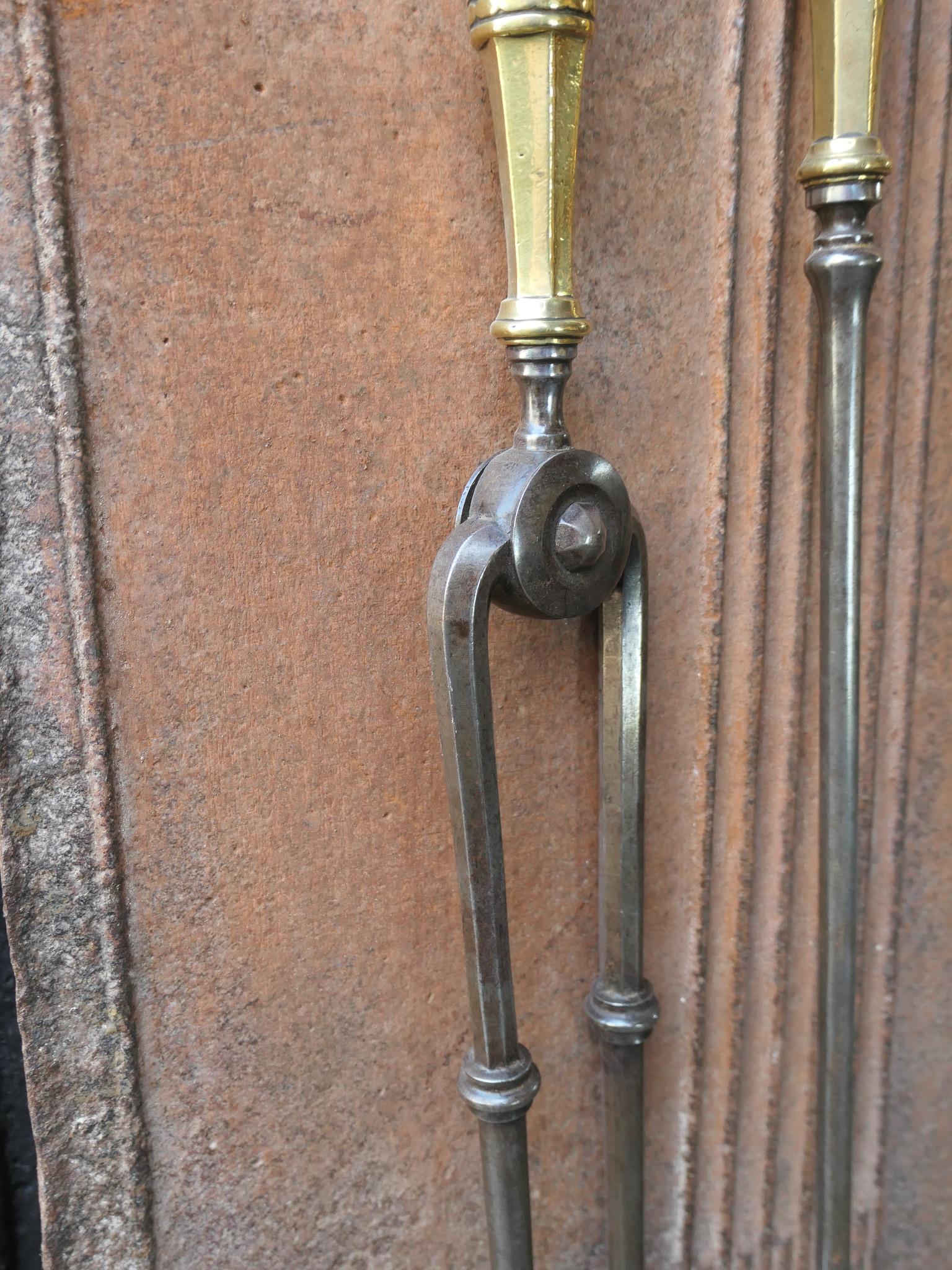 Ensemble d'outils ou de compagnons de cheminée anglais victorien du 19e siècle en vente 10
