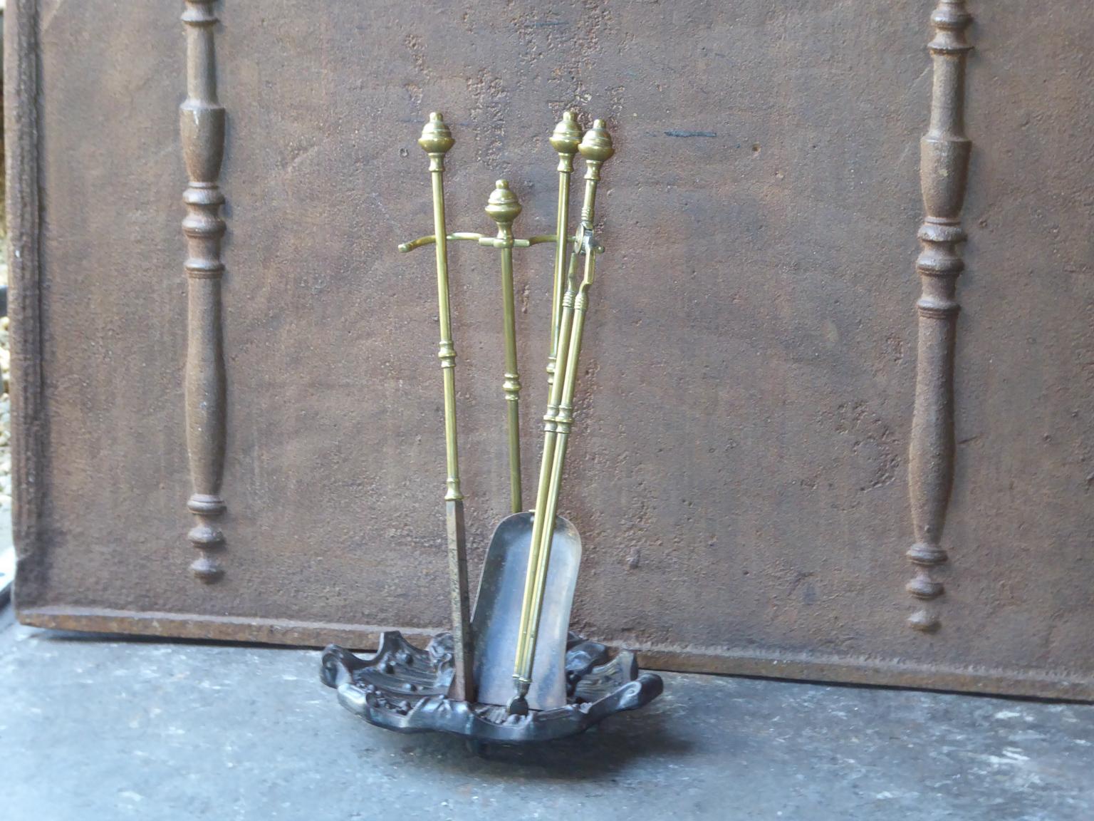 British English Victorian Fireplace Tools or Fire Tools, 19th Century 