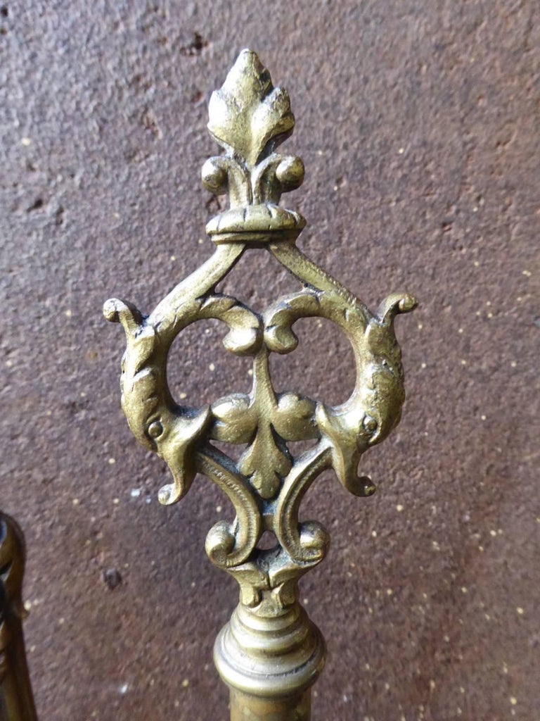 19th Century English Victorian Fireplace Tools or Fire Tools at 1stDibs
