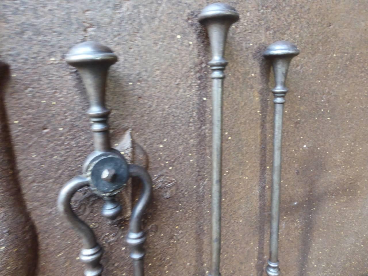 19th Century English Victorian Fireplace Tools or Fire Tools 2