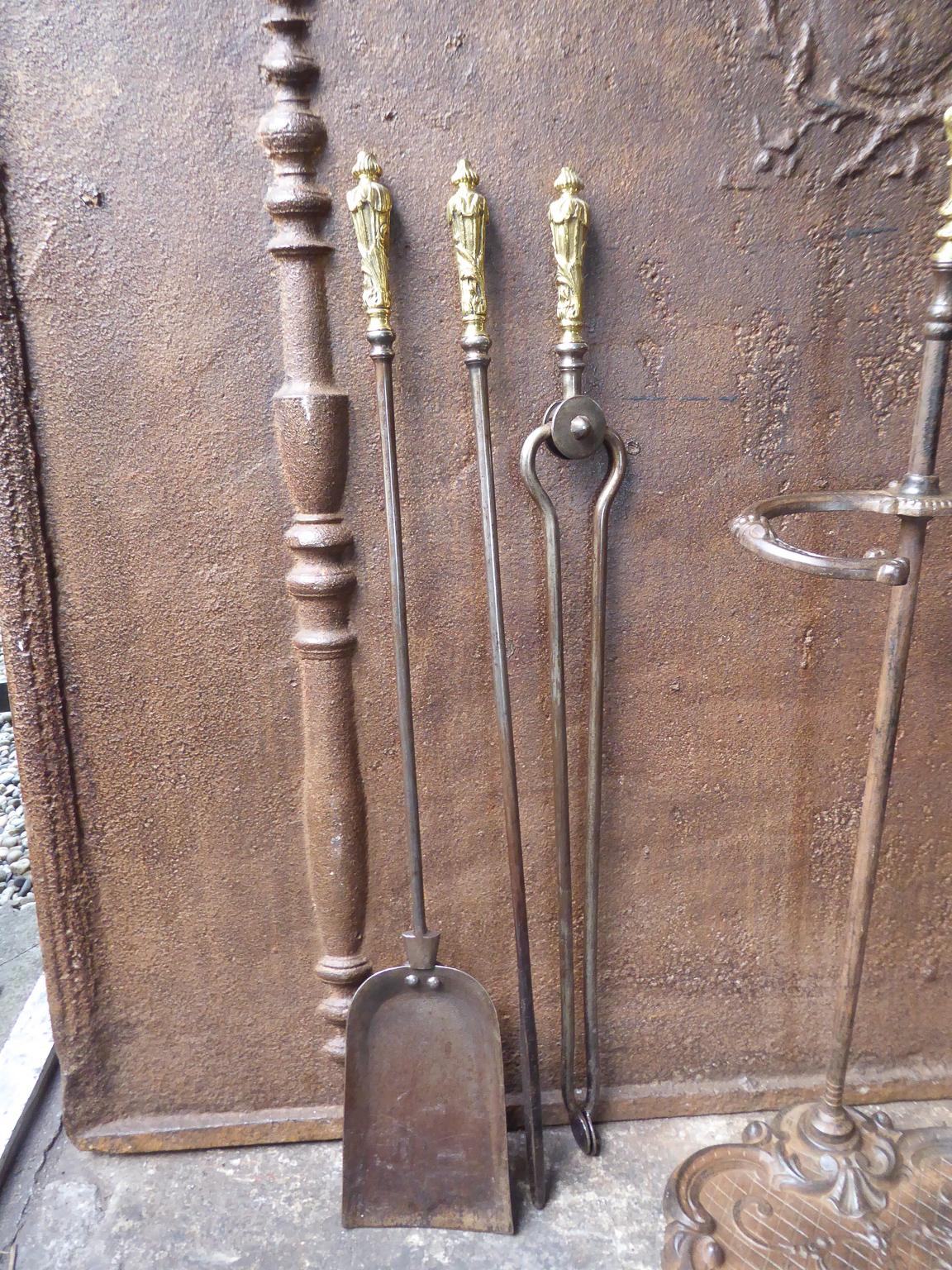 19th Century English Victorian Fireplace Tools or Fire Tools 2