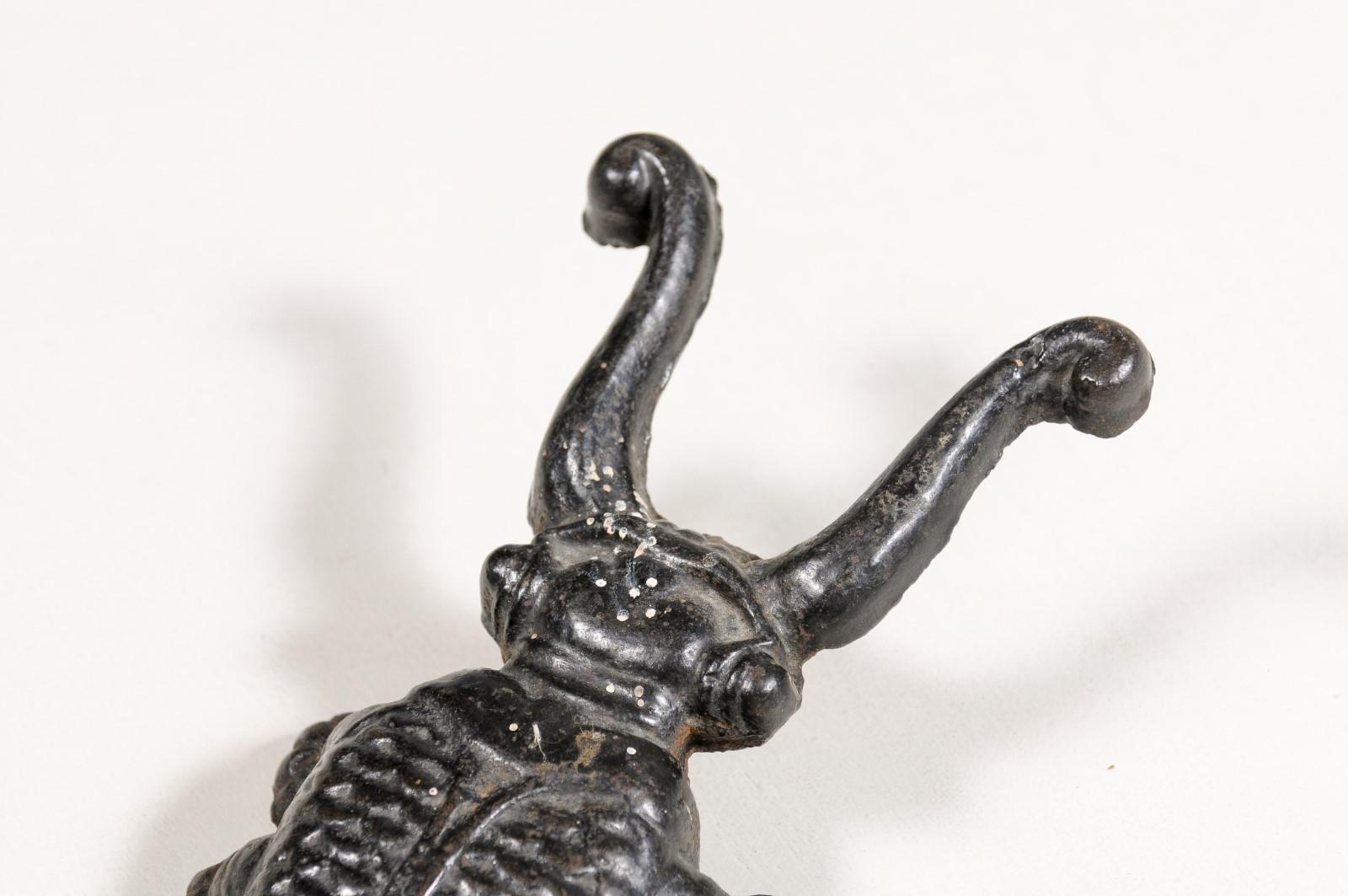 19th Century English Victorian Iron Bootjack Depicting a Cricket with Antennae 1