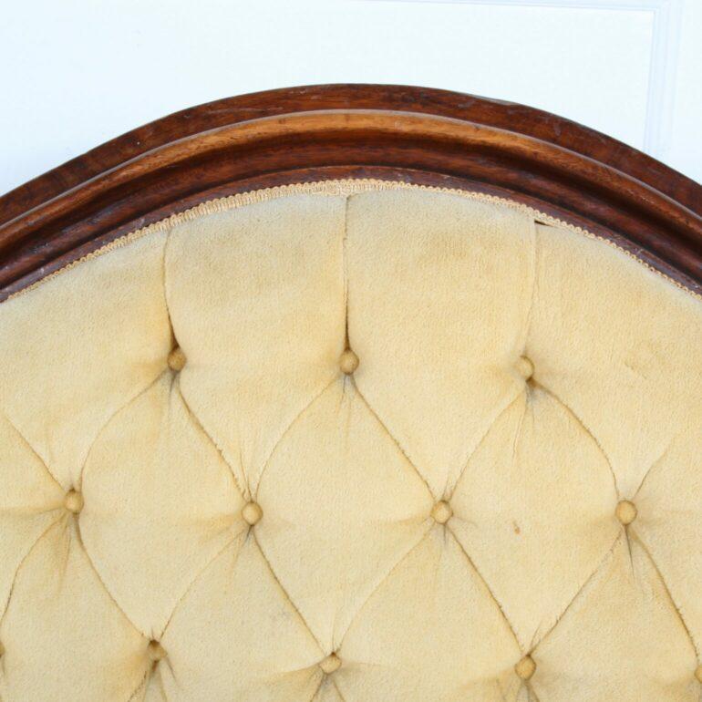 Upholstery 19th Century English Victorian Loveseat