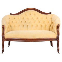 Antique 19th Century English Victorian Loveseat