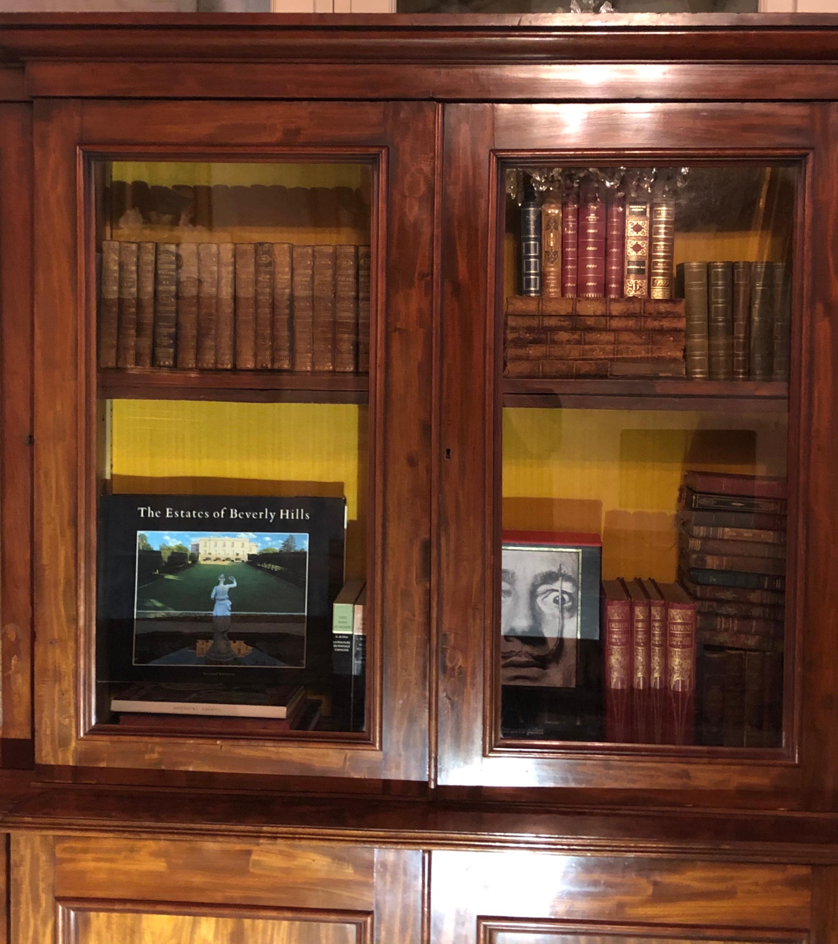 19th Century English Victorian Mahogany Bookcase For Sale 3