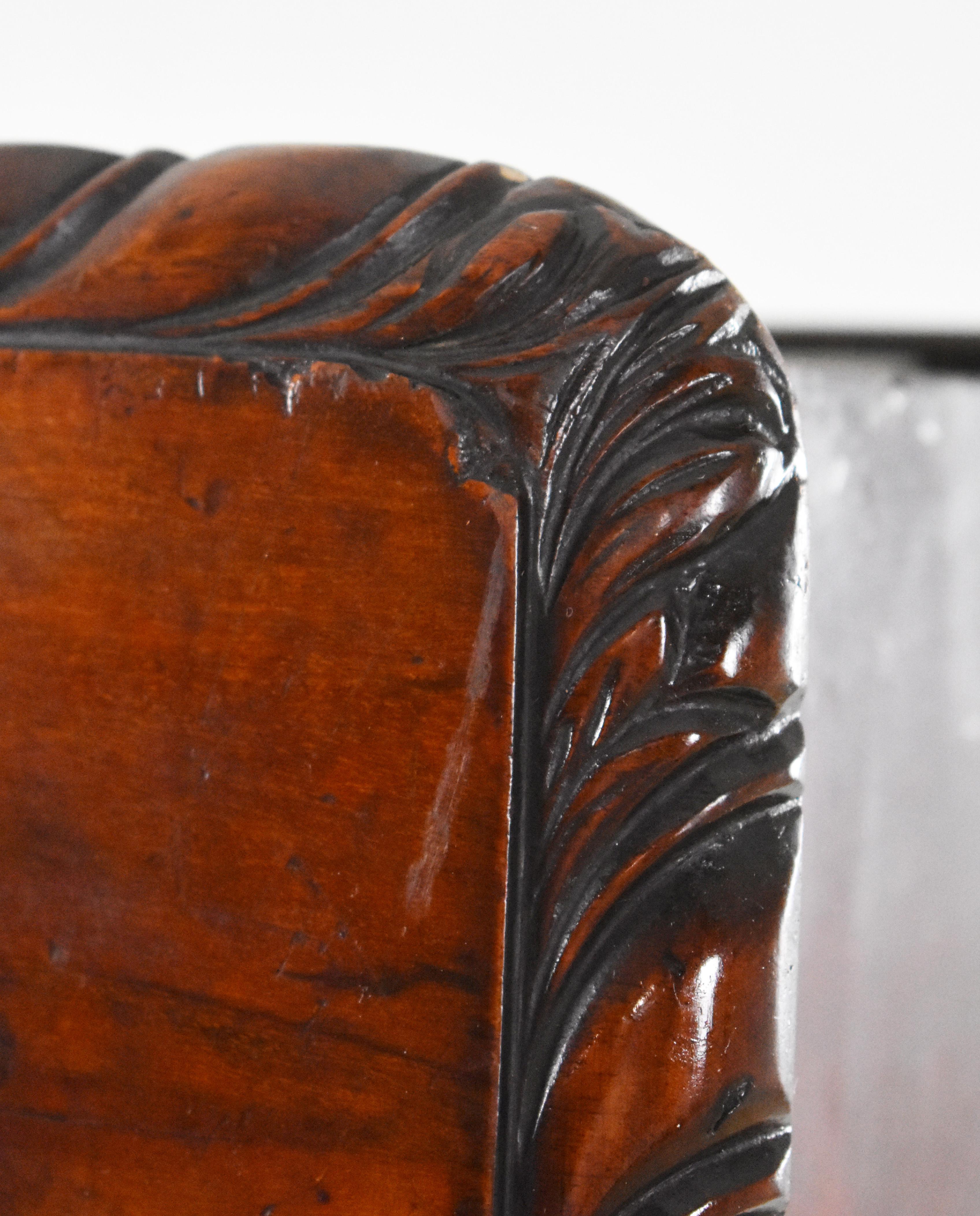 19th Century English Victorian Mahogany Partners Desk For Sale 10