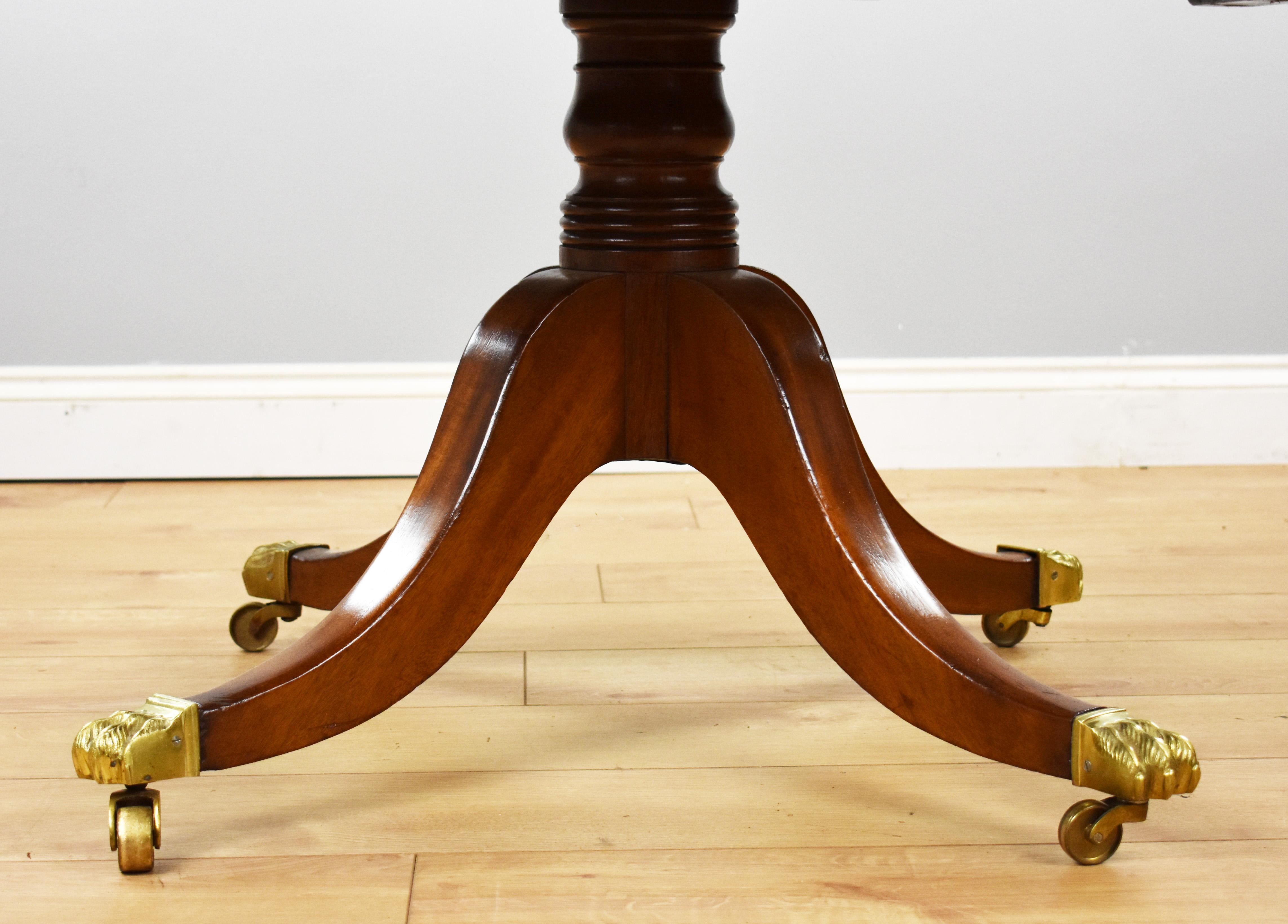 19th Century English Victorian Mahogany Rent Table In Good Condition In Chelmsford, Essex