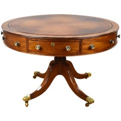 19th Century English Victorian Mahogany Rent Table