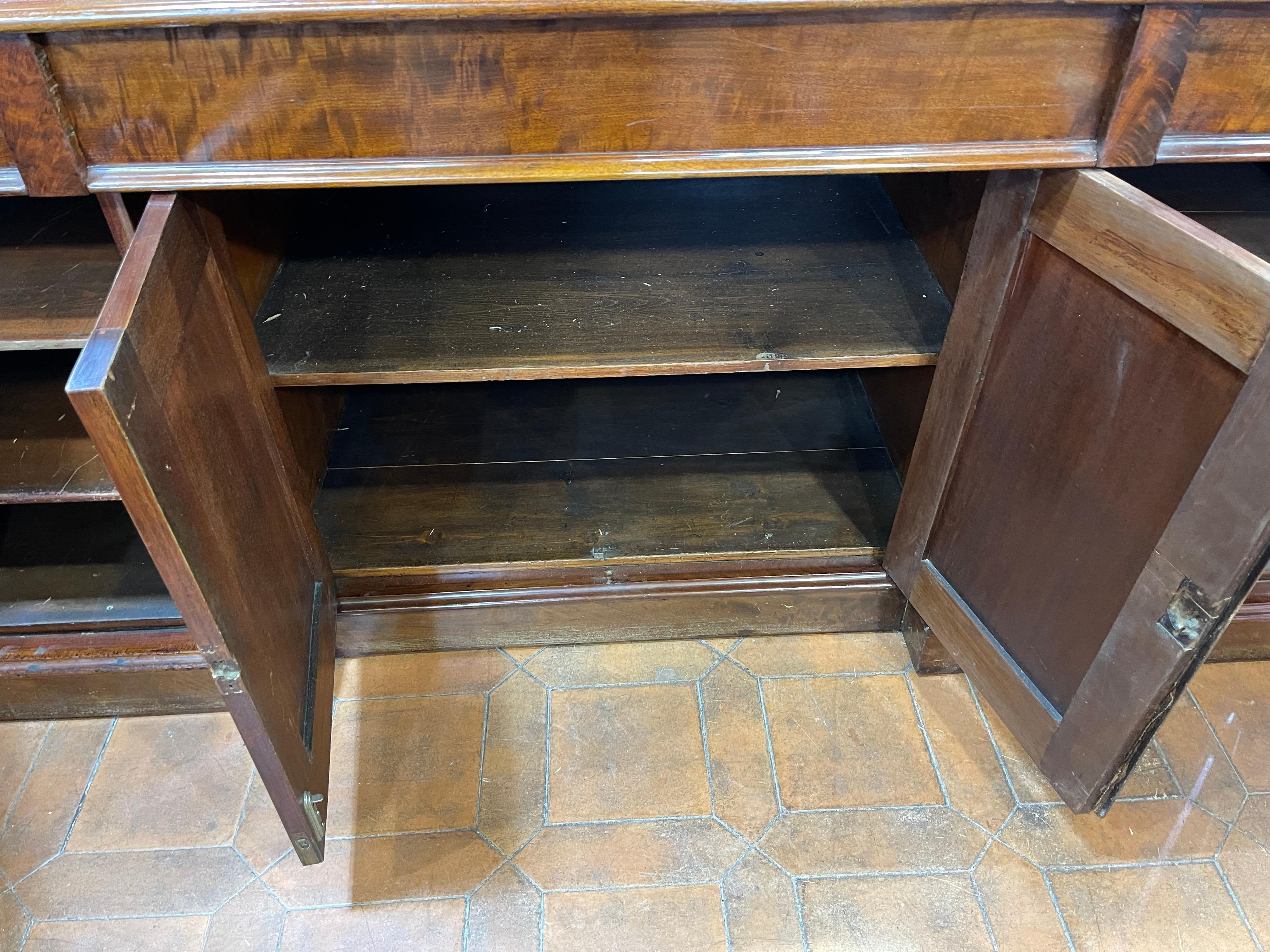 19th Century English Victorian Mahogany Sideboard 8