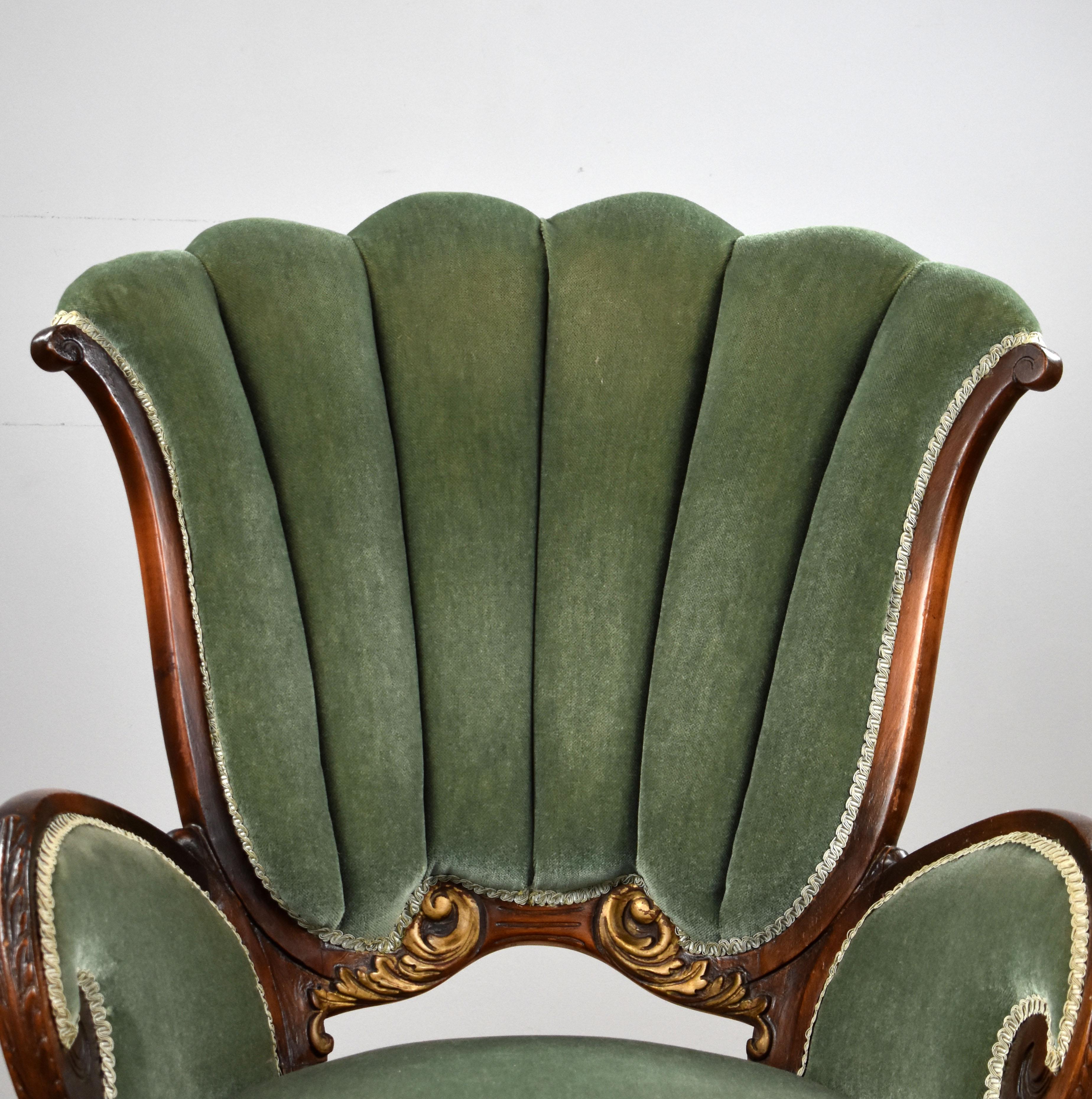 19th Century English Victorian Parlour Chair 2