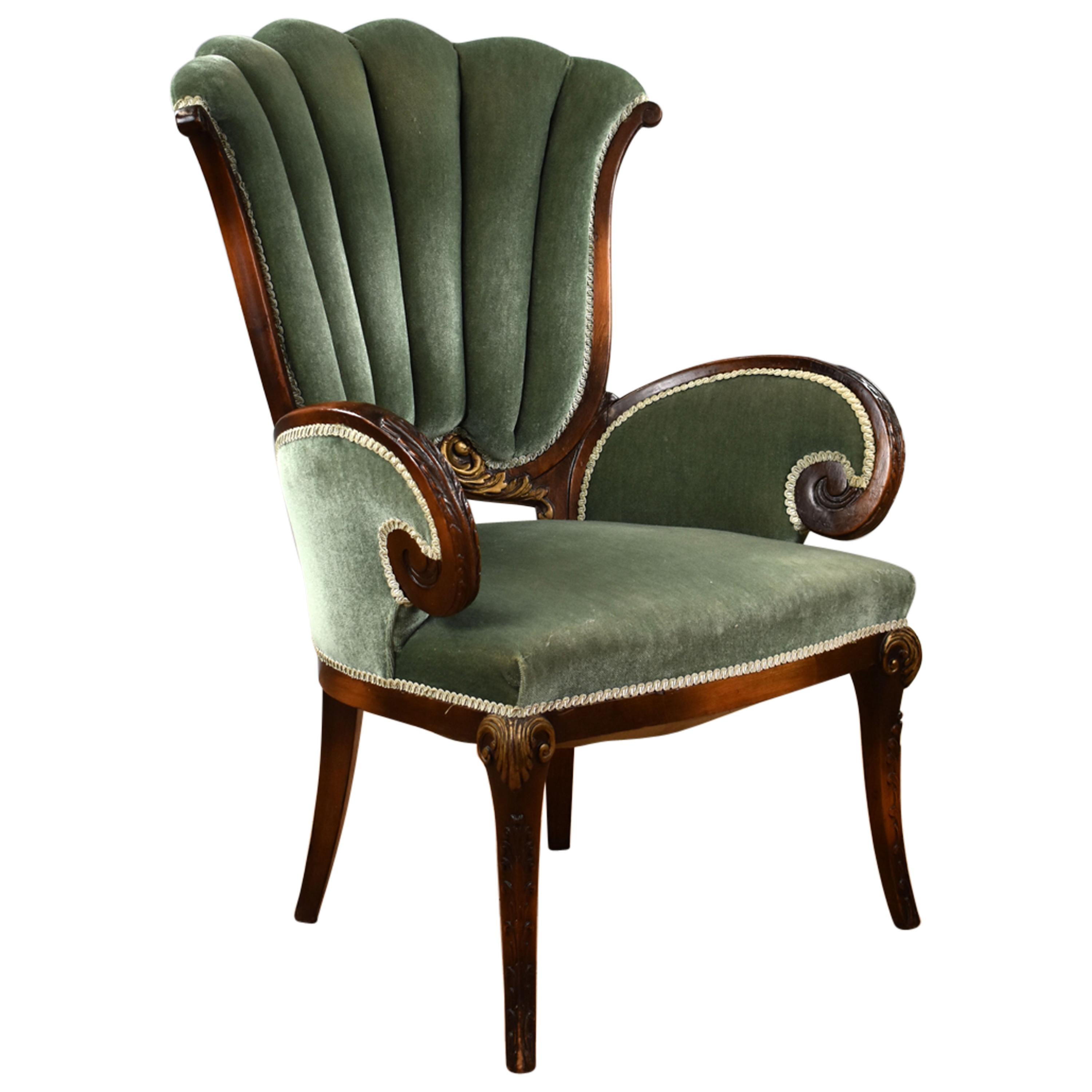 19th Century English Victorian Parlour Chair