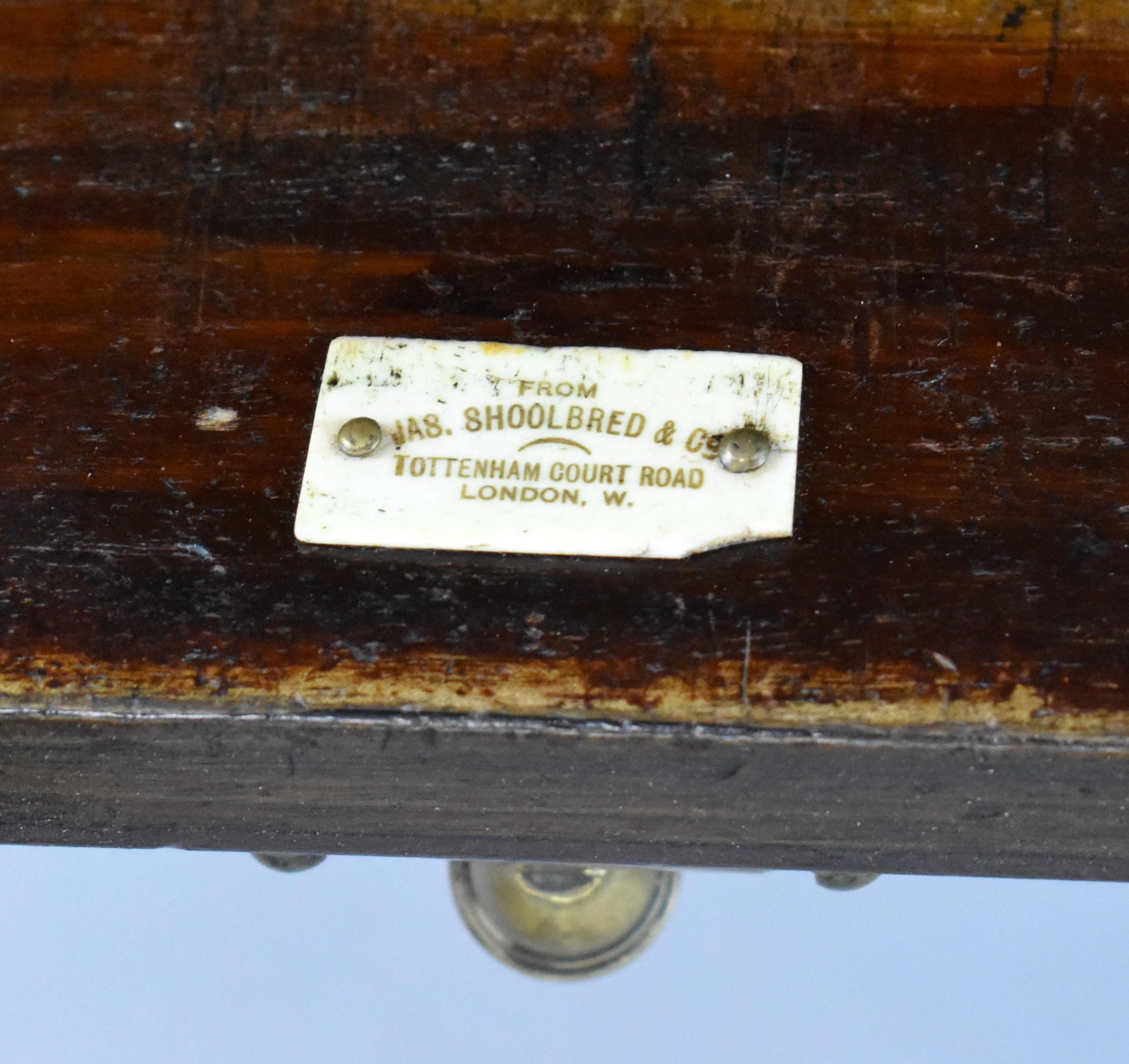 19th Century English Victorian Rosewood Marquetry Coal Purdonium 12