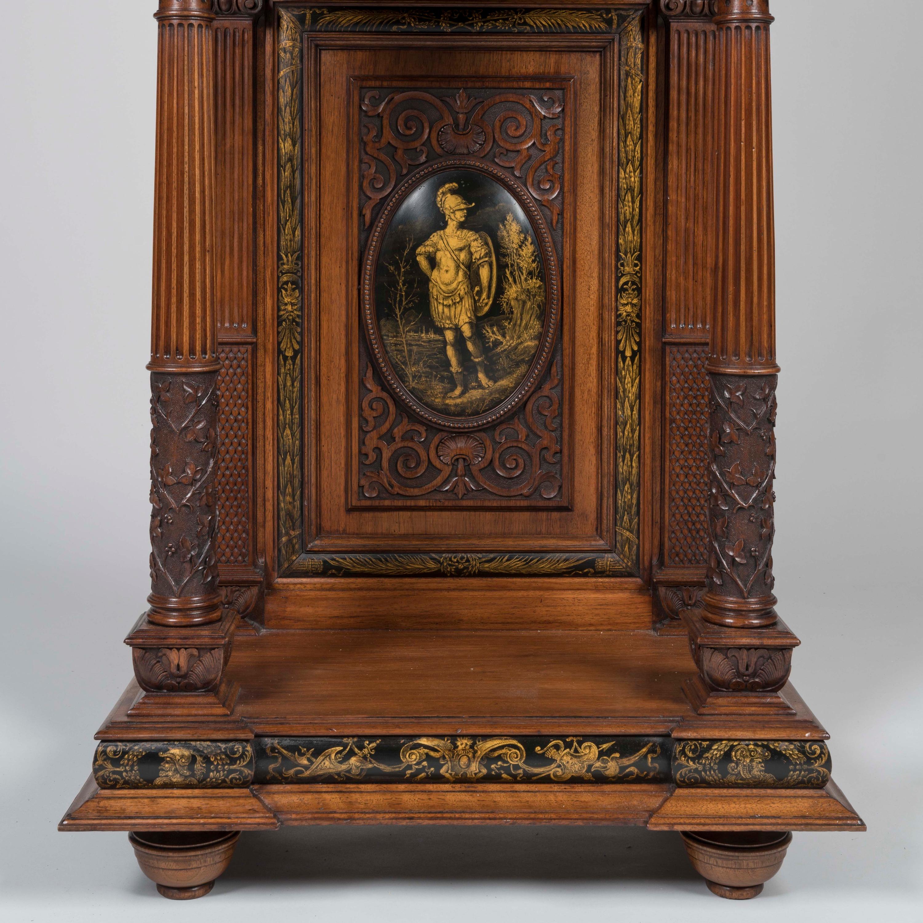19th Century English Walnut Cabinet in the Renaissance Manner by Gillows For Sale 2
