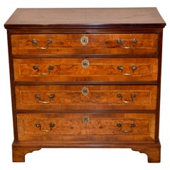 19th Century English Walnut Chest of Drawers