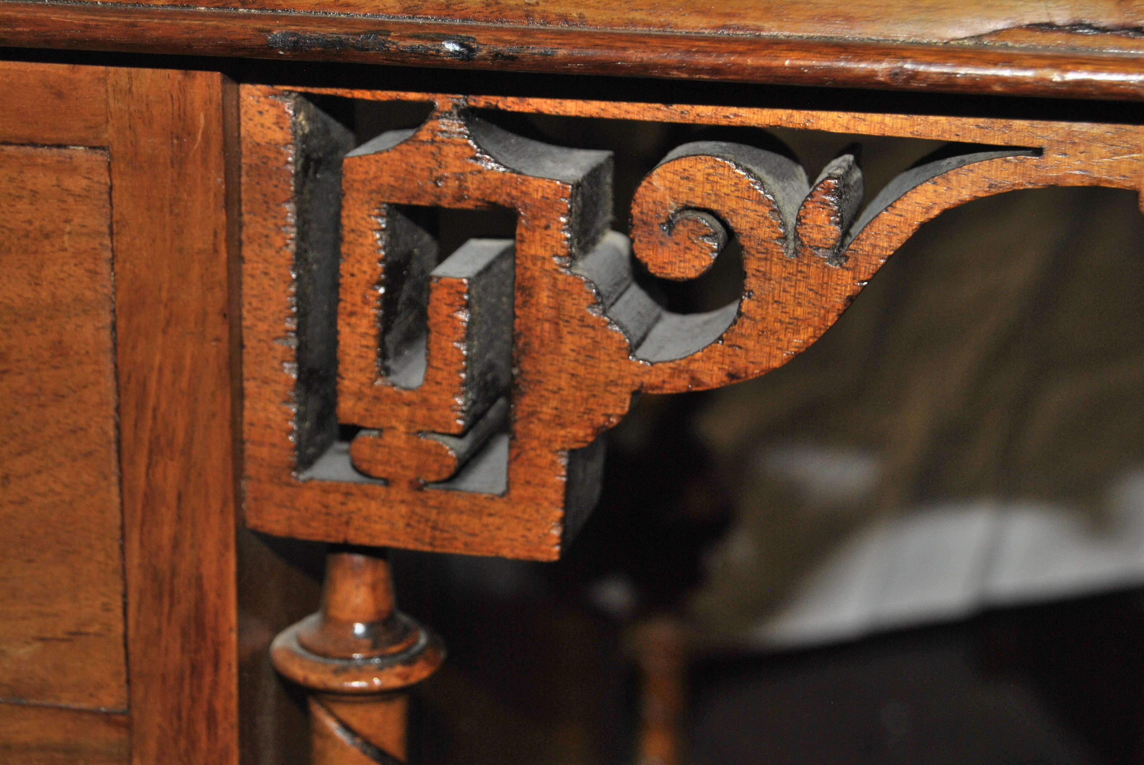 19th Century English Walnut Davenport Desk 5