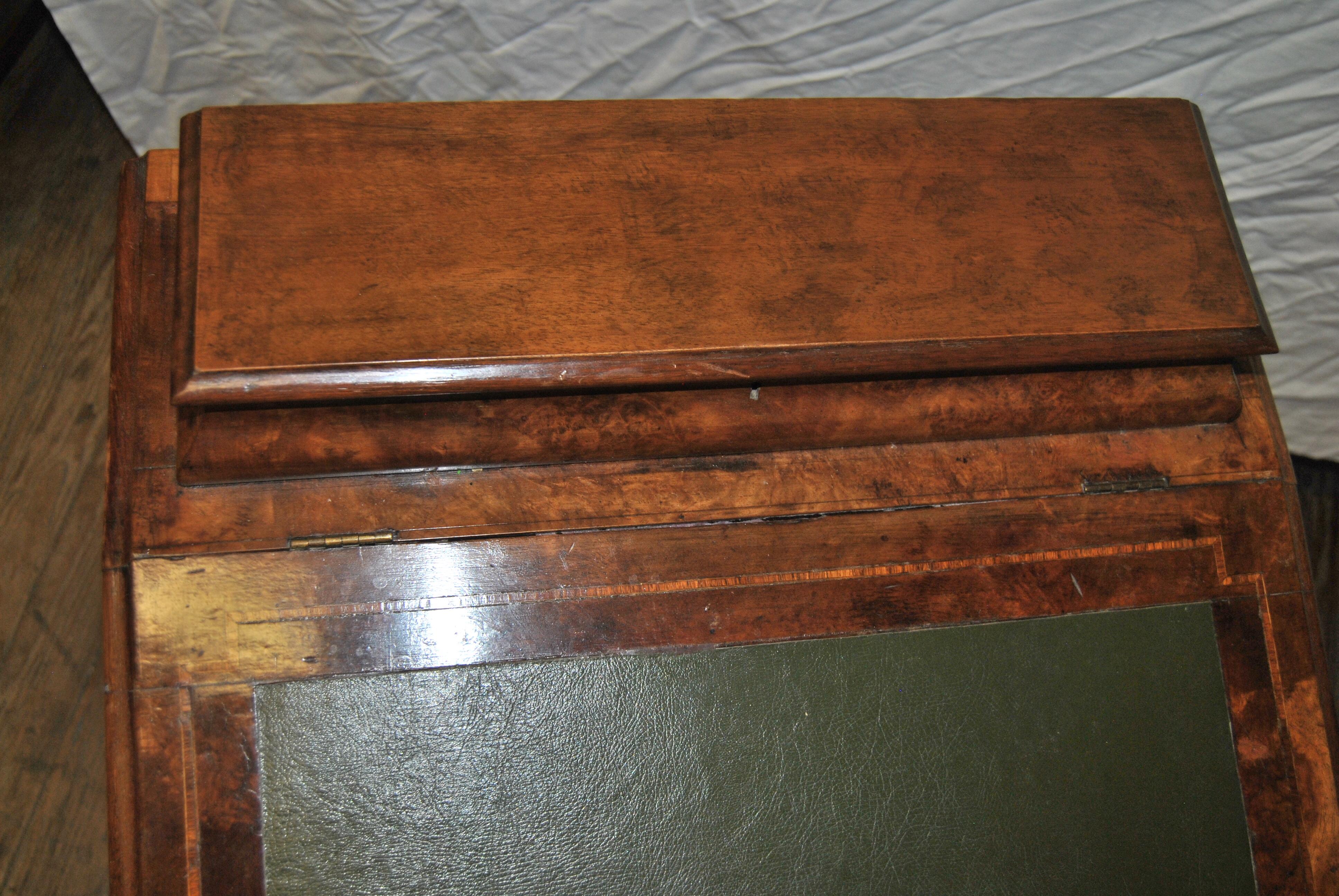 19th Century English Walnut Davenport Desk 7