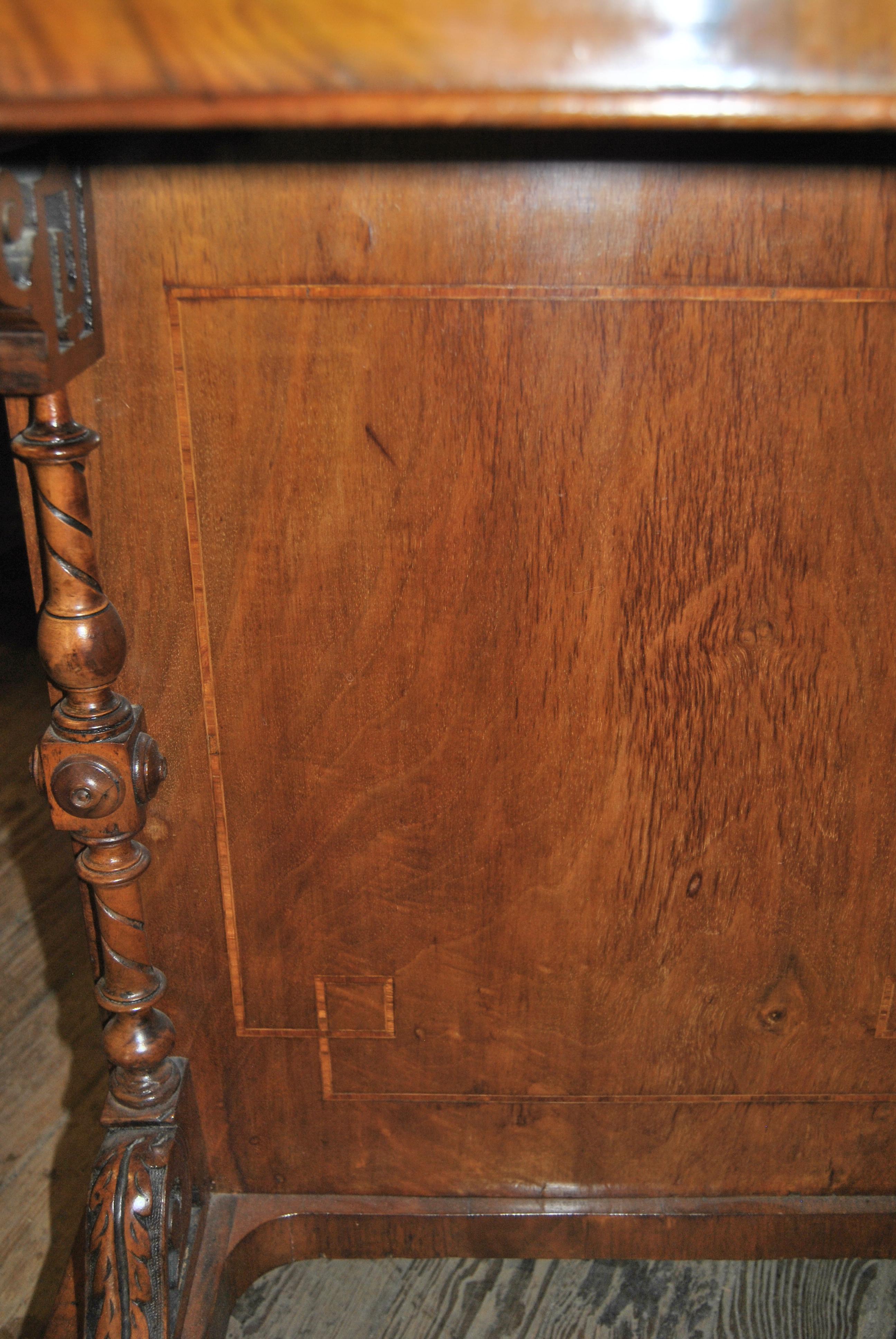 19th Century English Walnut Davenport Desk 8