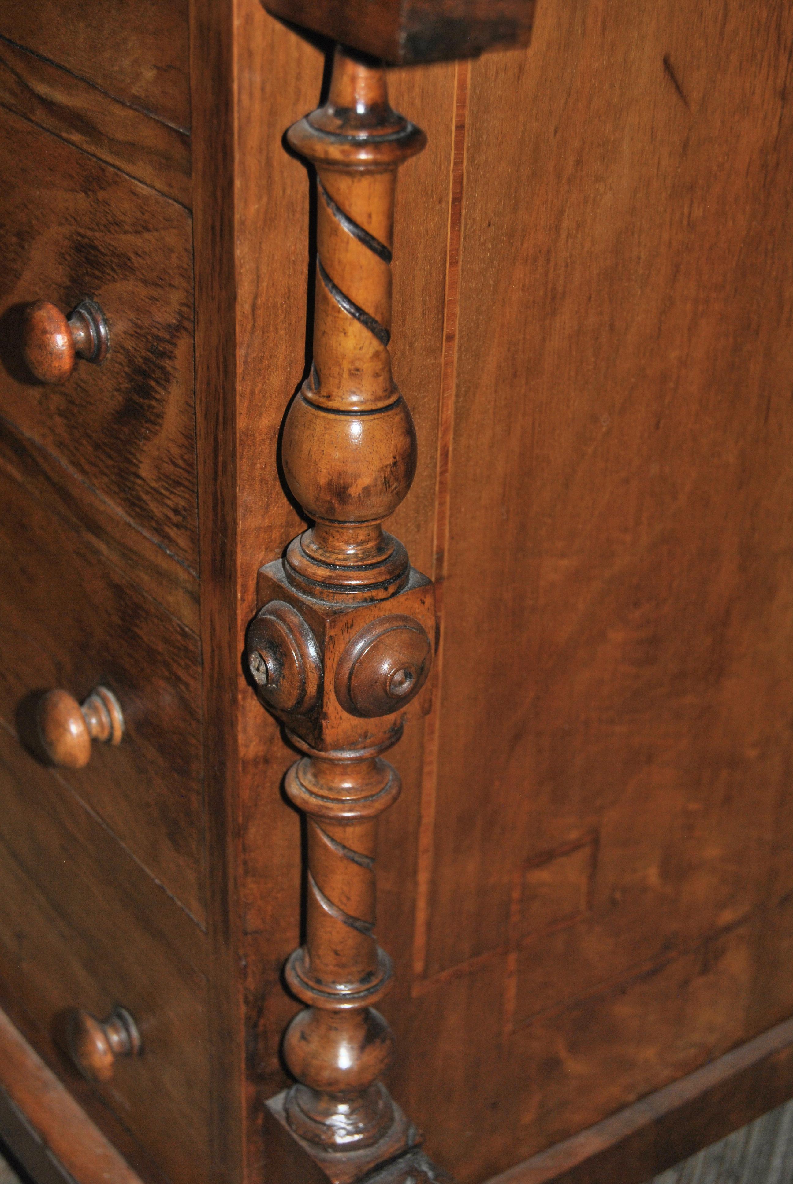 19th Century English Walnut Davenport Desk 9