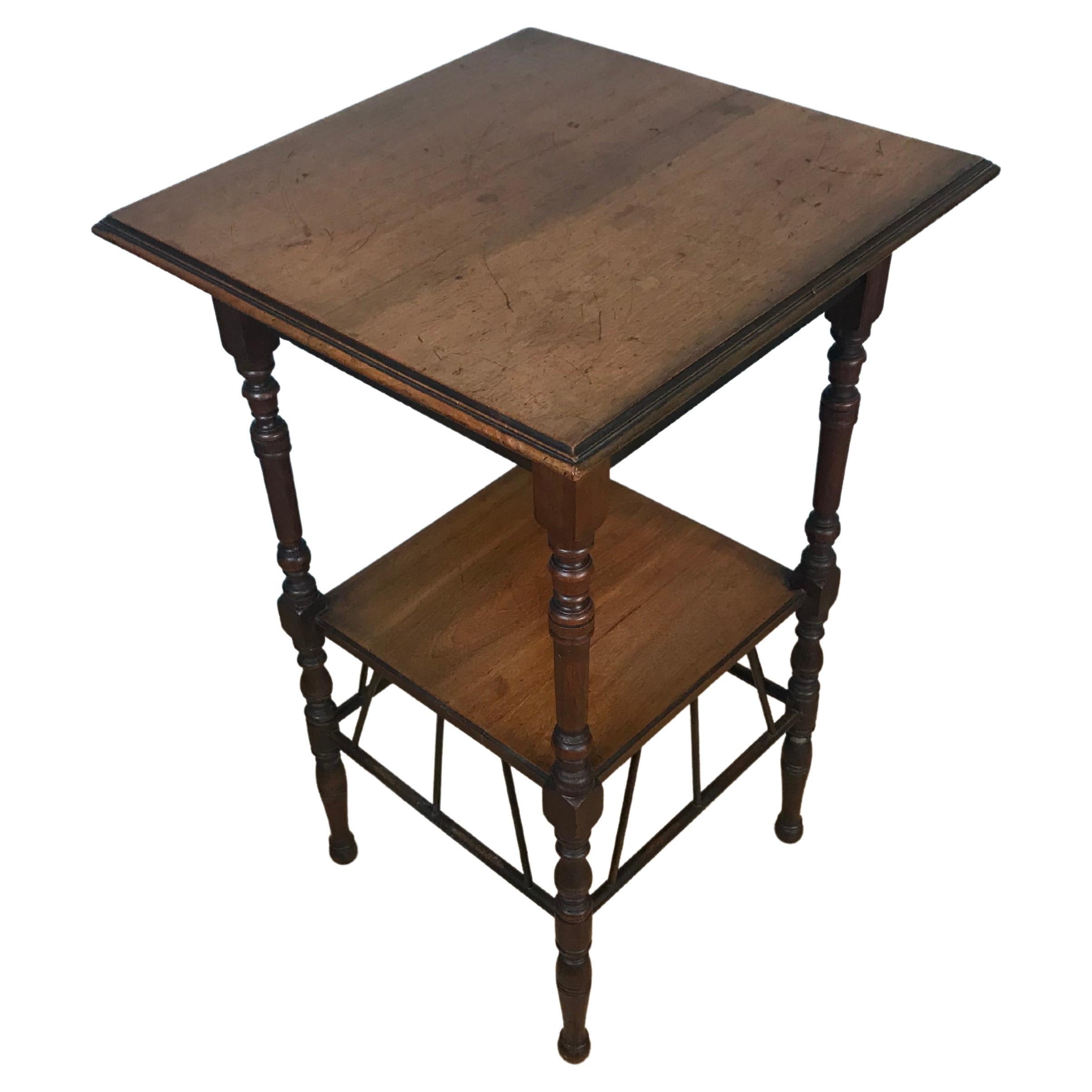 19th Century English Walnut E W Godwin Style Side Table