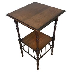 19th Century English Walnut E W Godwin Style Side Table