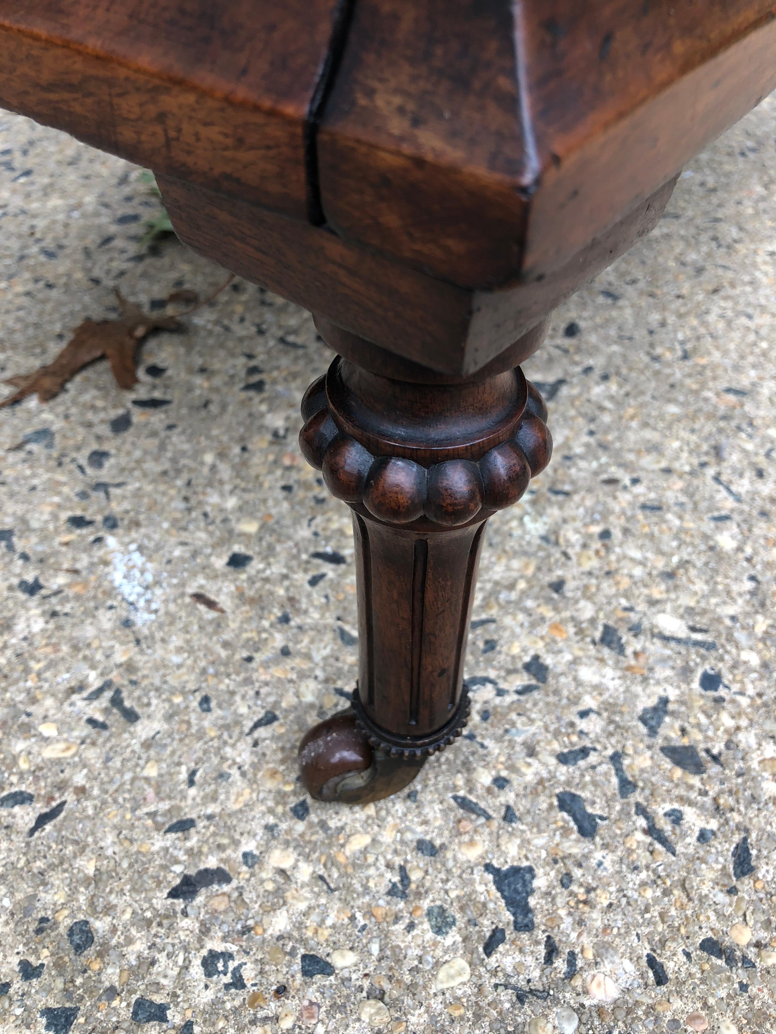 19th Century English Walnut Ètagerè And Music Shelf 7