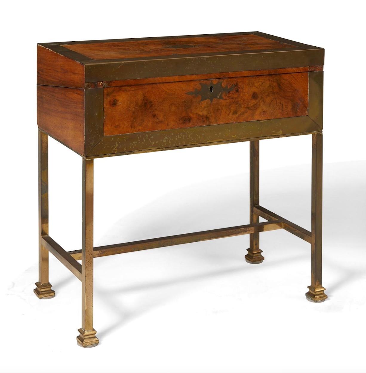 19th Century English Walnut Lap Desk For Sale 1