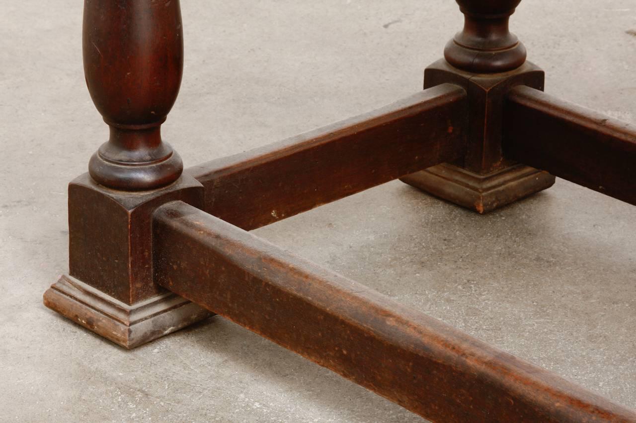 19th Century English Walnut Refectory or Console Table 2