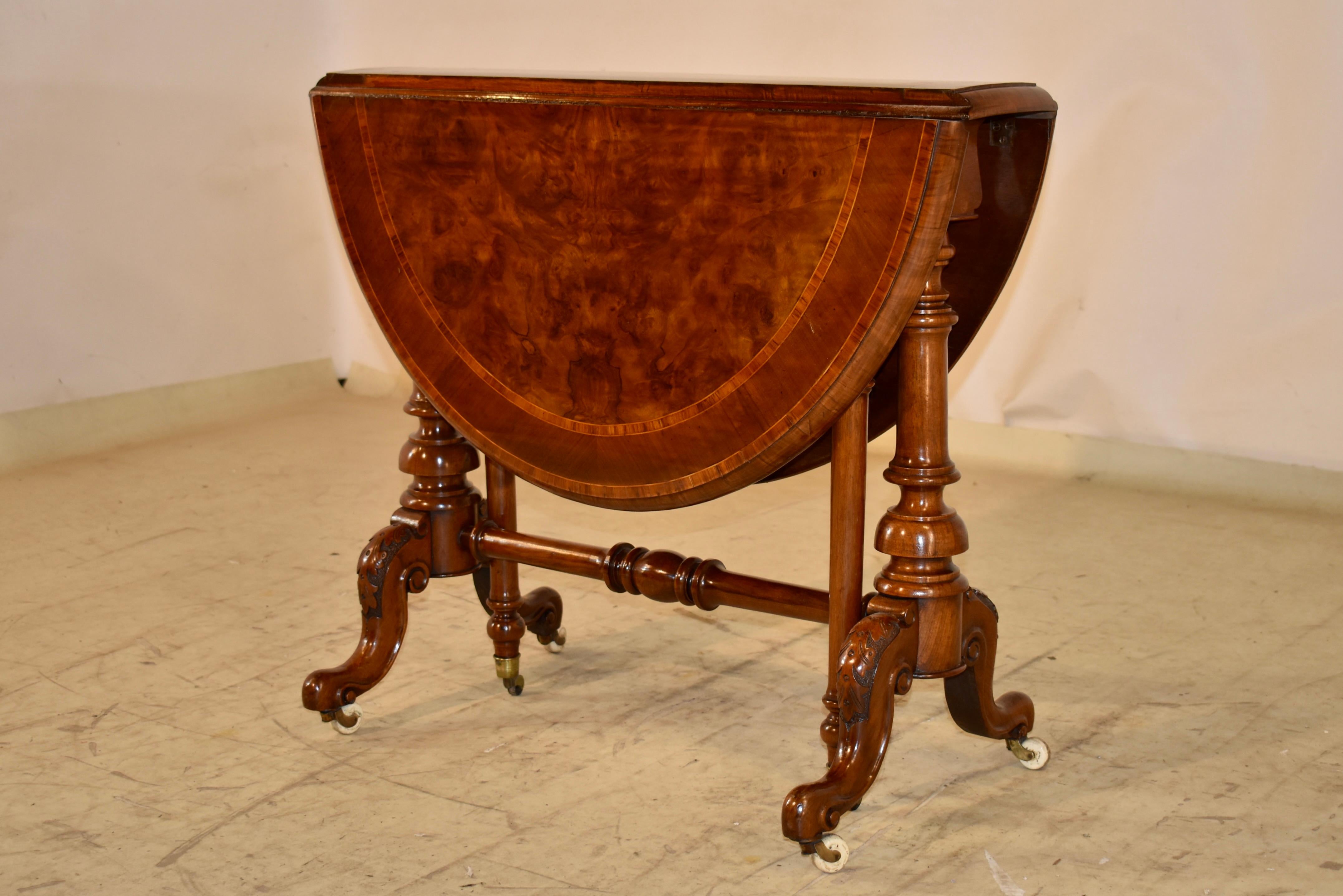 XIXe siècle Table Sutherland anglaise du 19ème siècle en vente