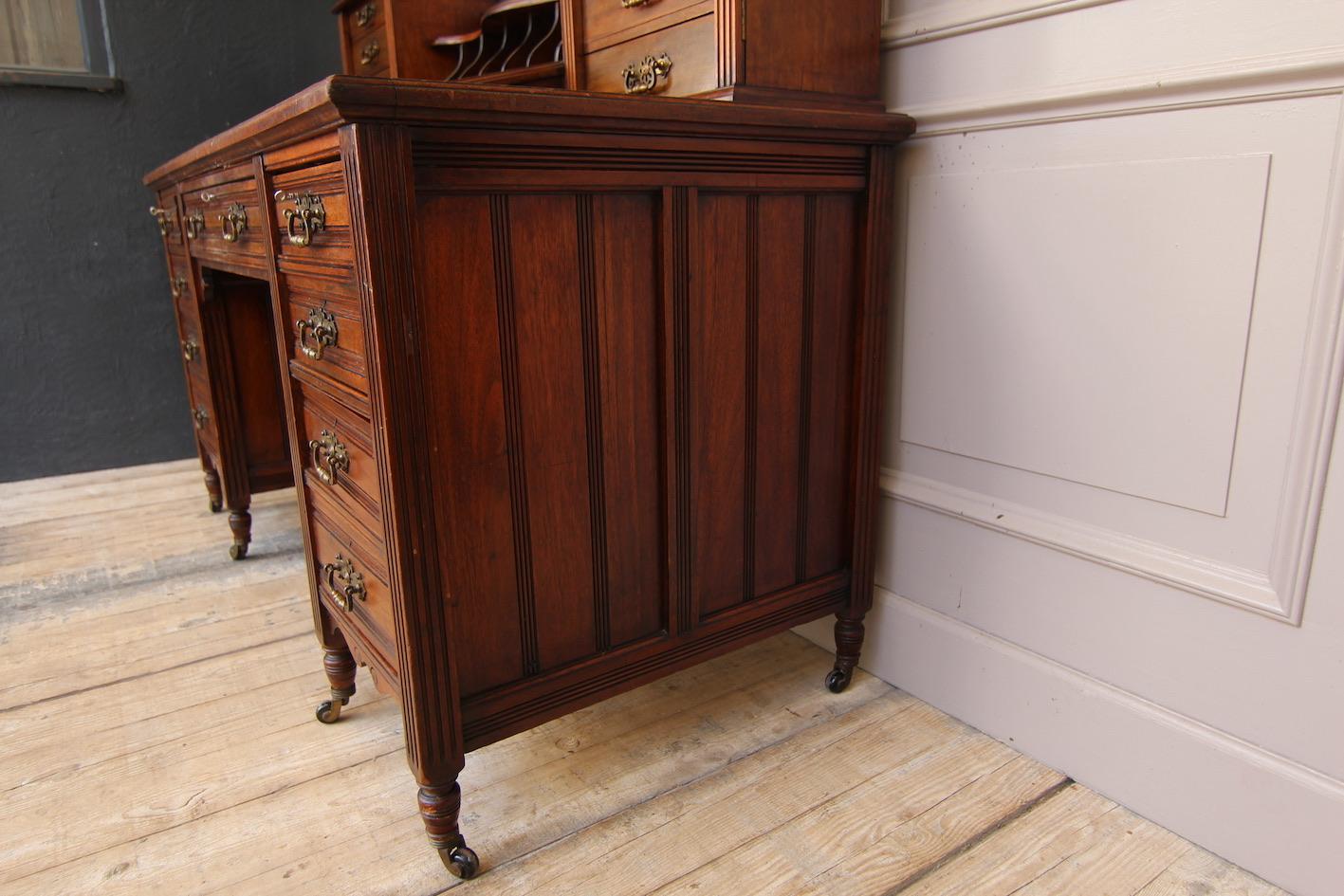 19th Century English Walnut Writing Desk of Reverend William Kelly 8