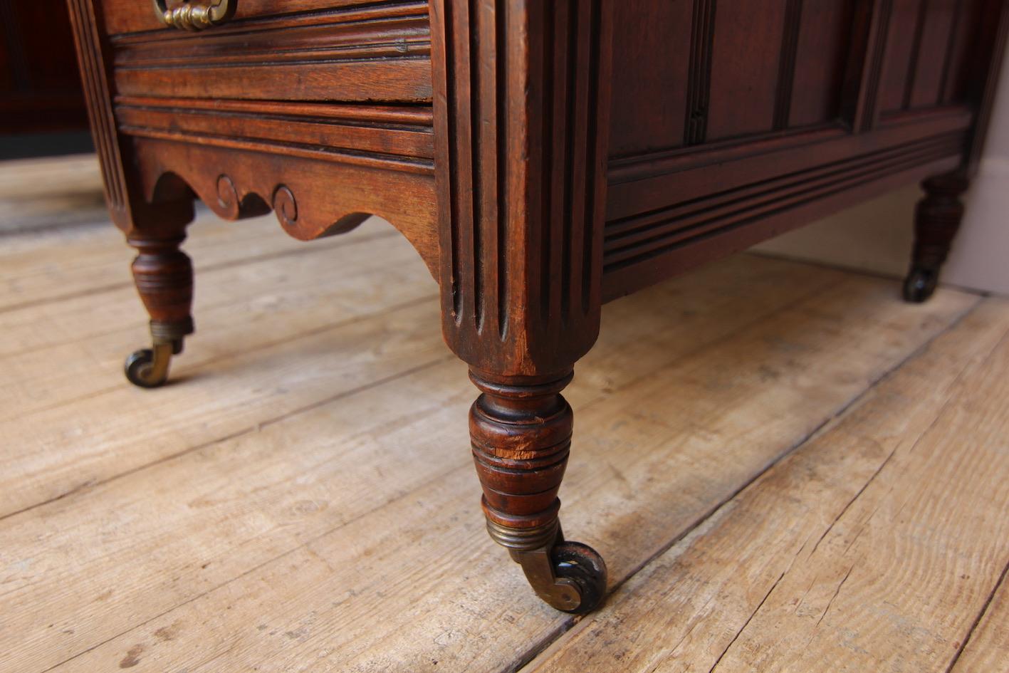 19th Century English Walnut Writing Desk of Reverend William Kelly 9