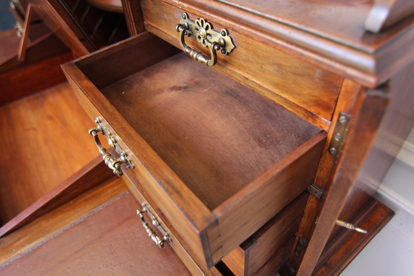 19th Century English Walnut Writing Desk of Reverend William Kelly 2