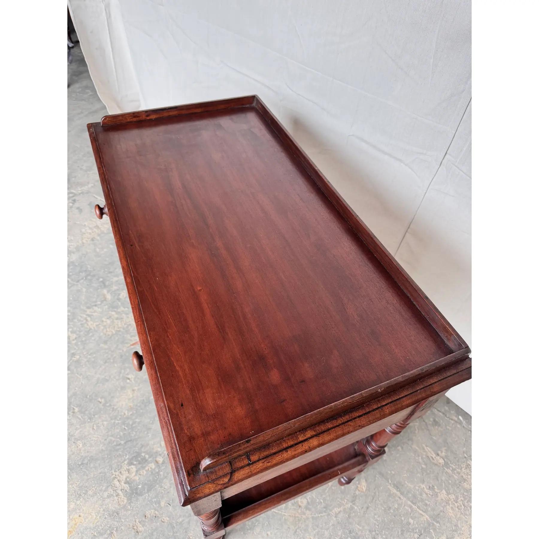 19th Century English Wash Stand/Side Table For Sale 5