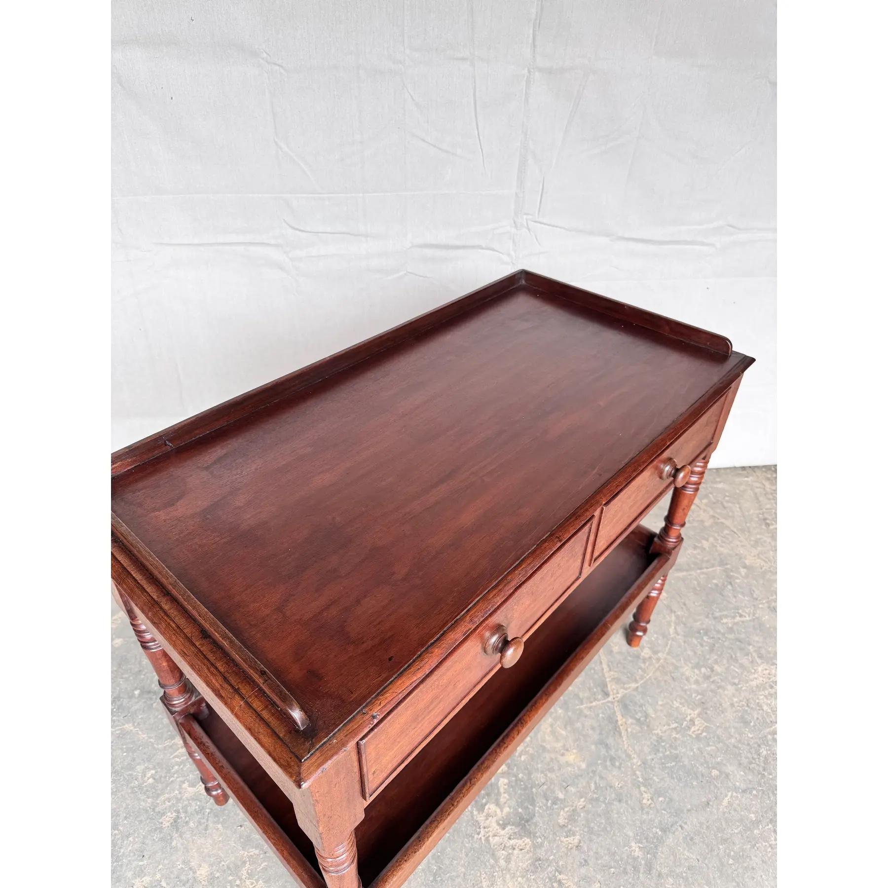 19th Century English Wash Stand/Side Table For Sale 4