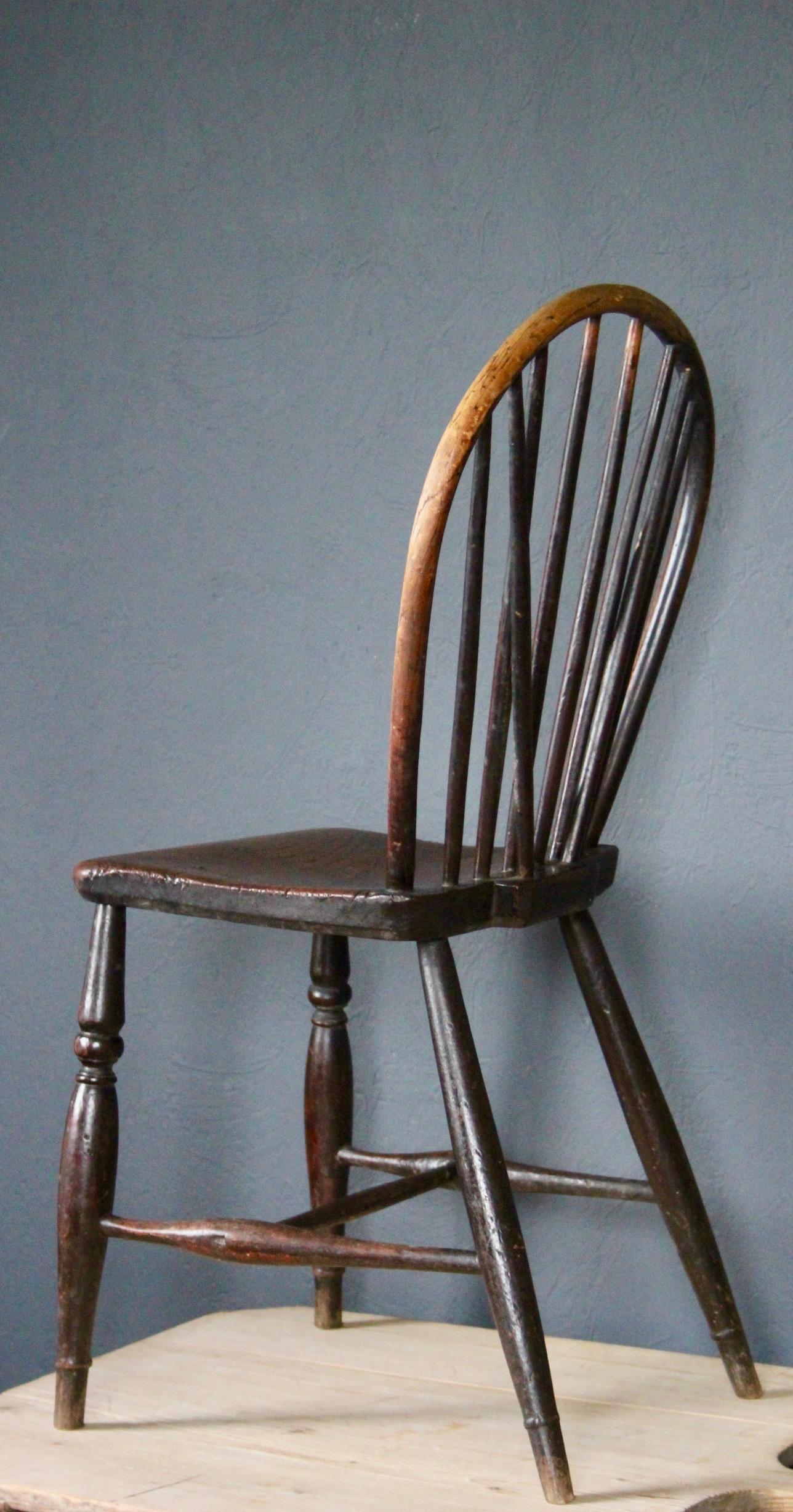 19th Century English West Country Windsor Chair, Cornish For Sale at ...