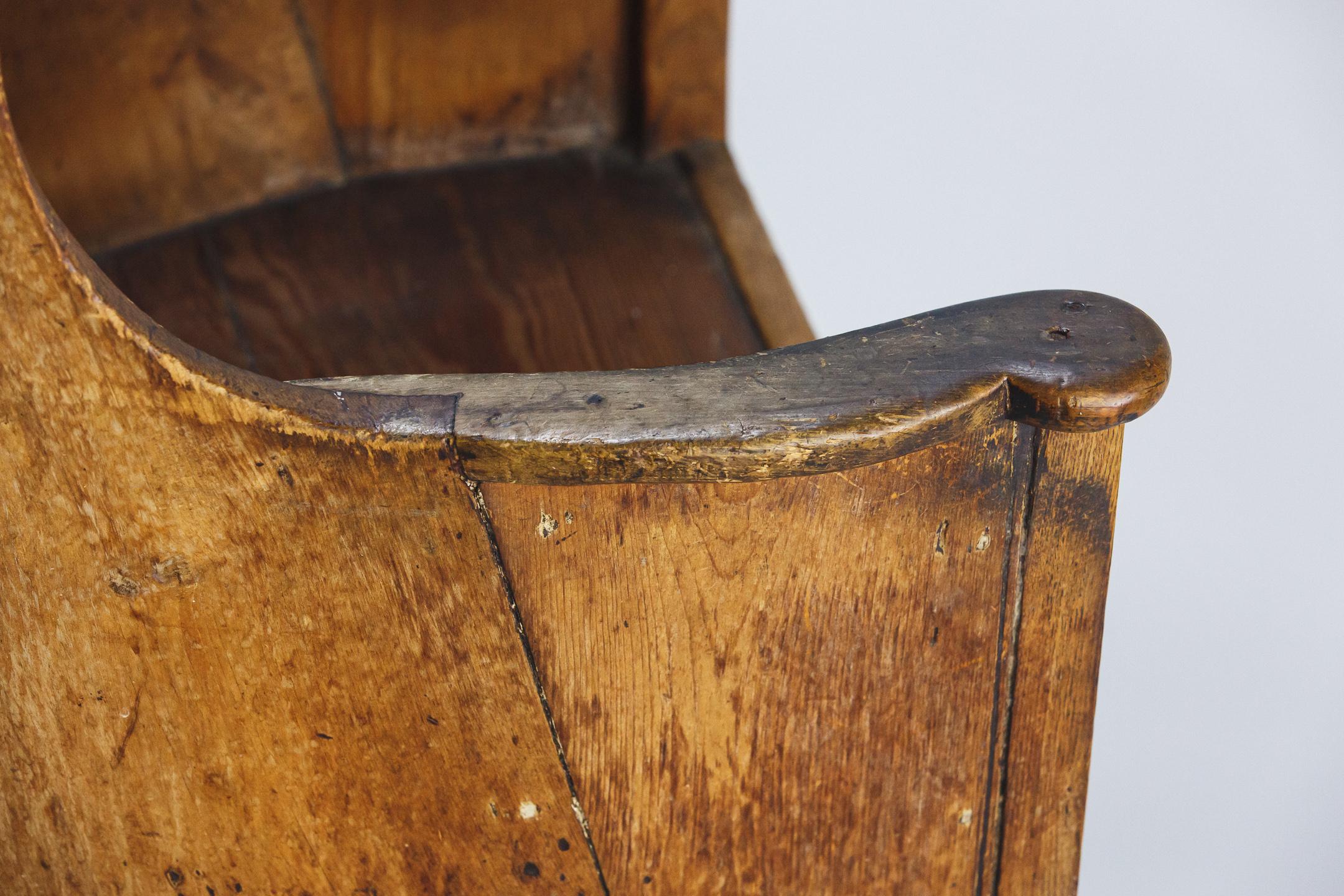 19th Century English Westmoreland Lambing Chair 3