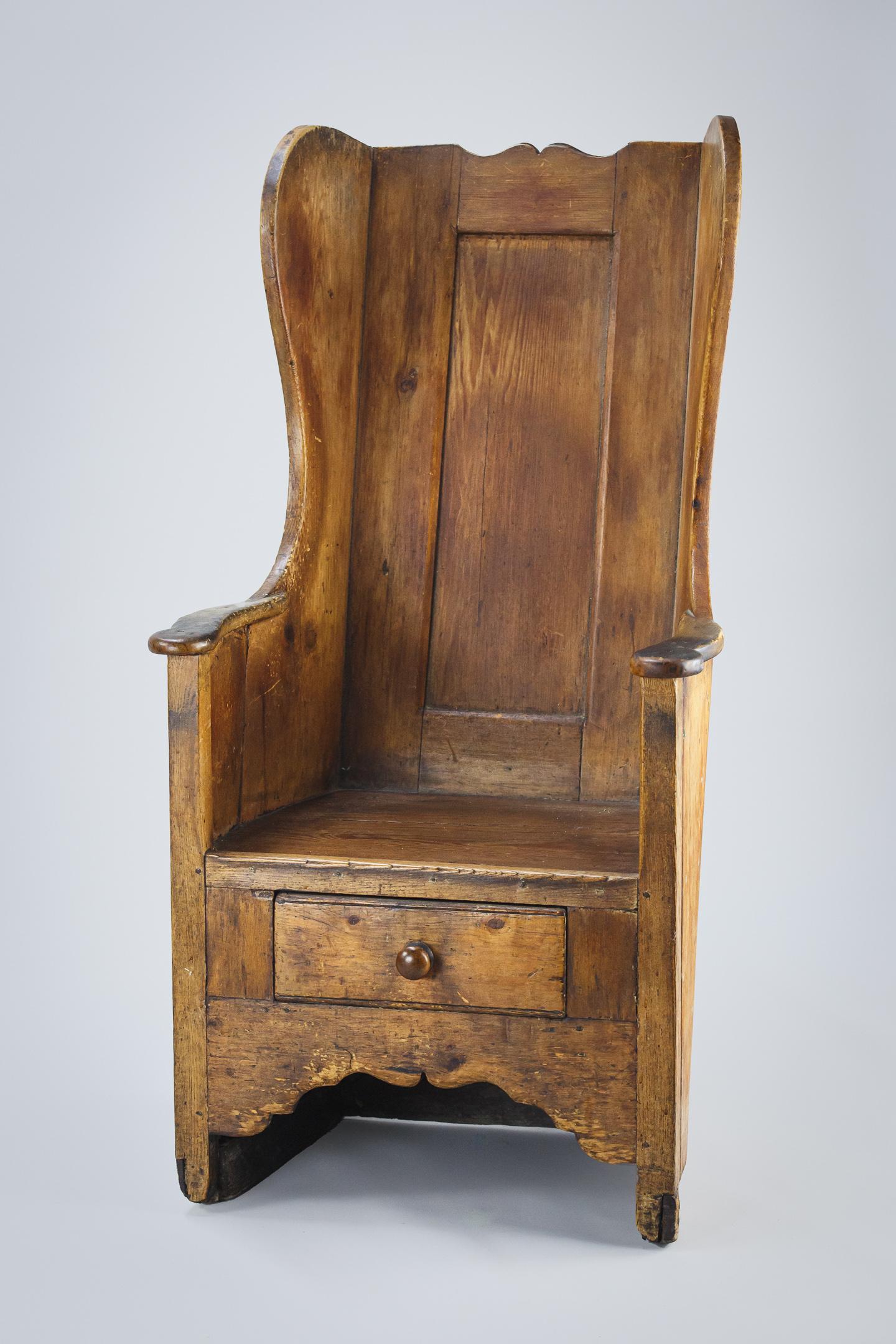 19th Century English Westmoreland Lambing Chair 5