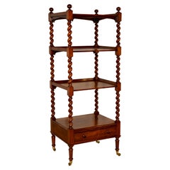 19th Century English Whatnot Shelf