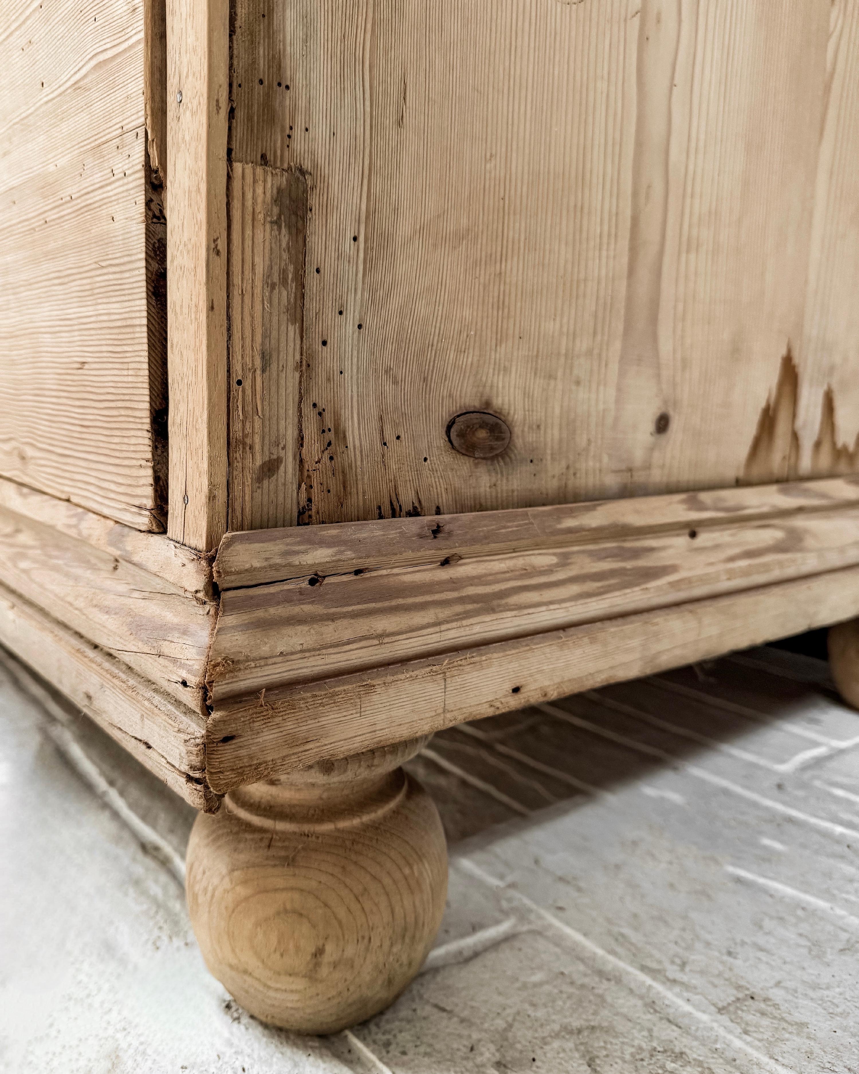 19th Century English White Pine Housekeeper's Cupboard 8