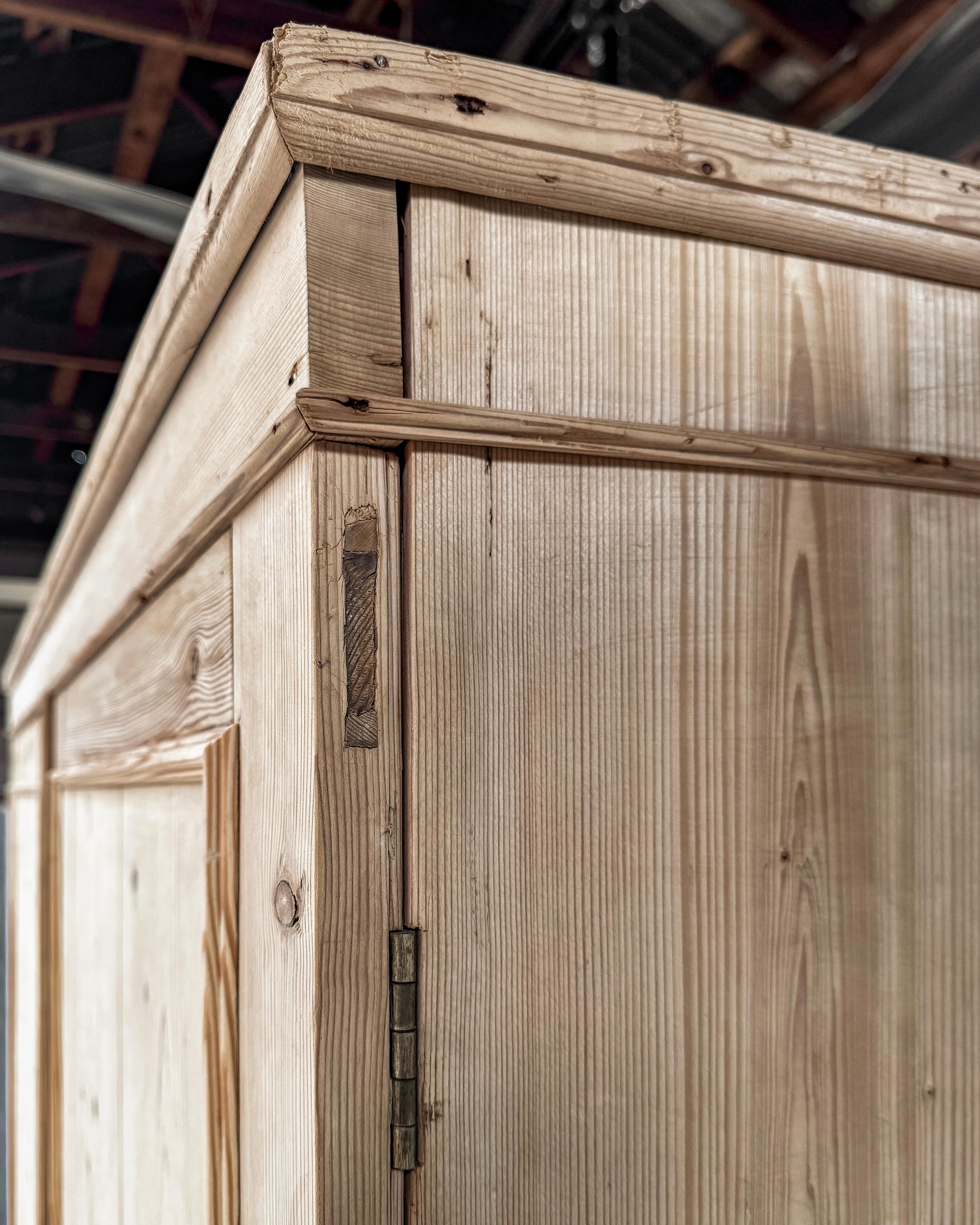 19th Century English White Pine Housekeeper's Cupboard 10