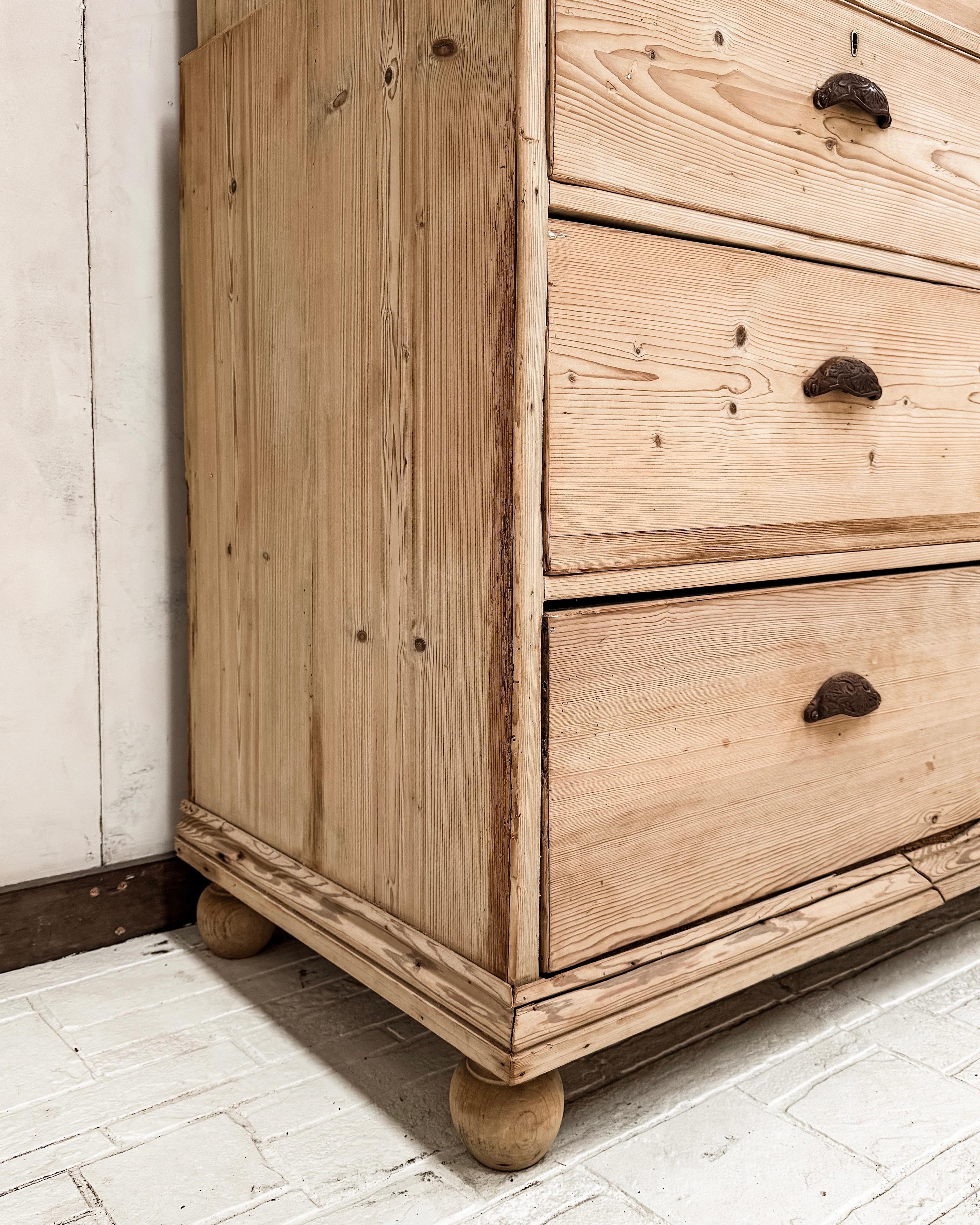 19th Century English White Pine Housekeeper's Cupboard 11