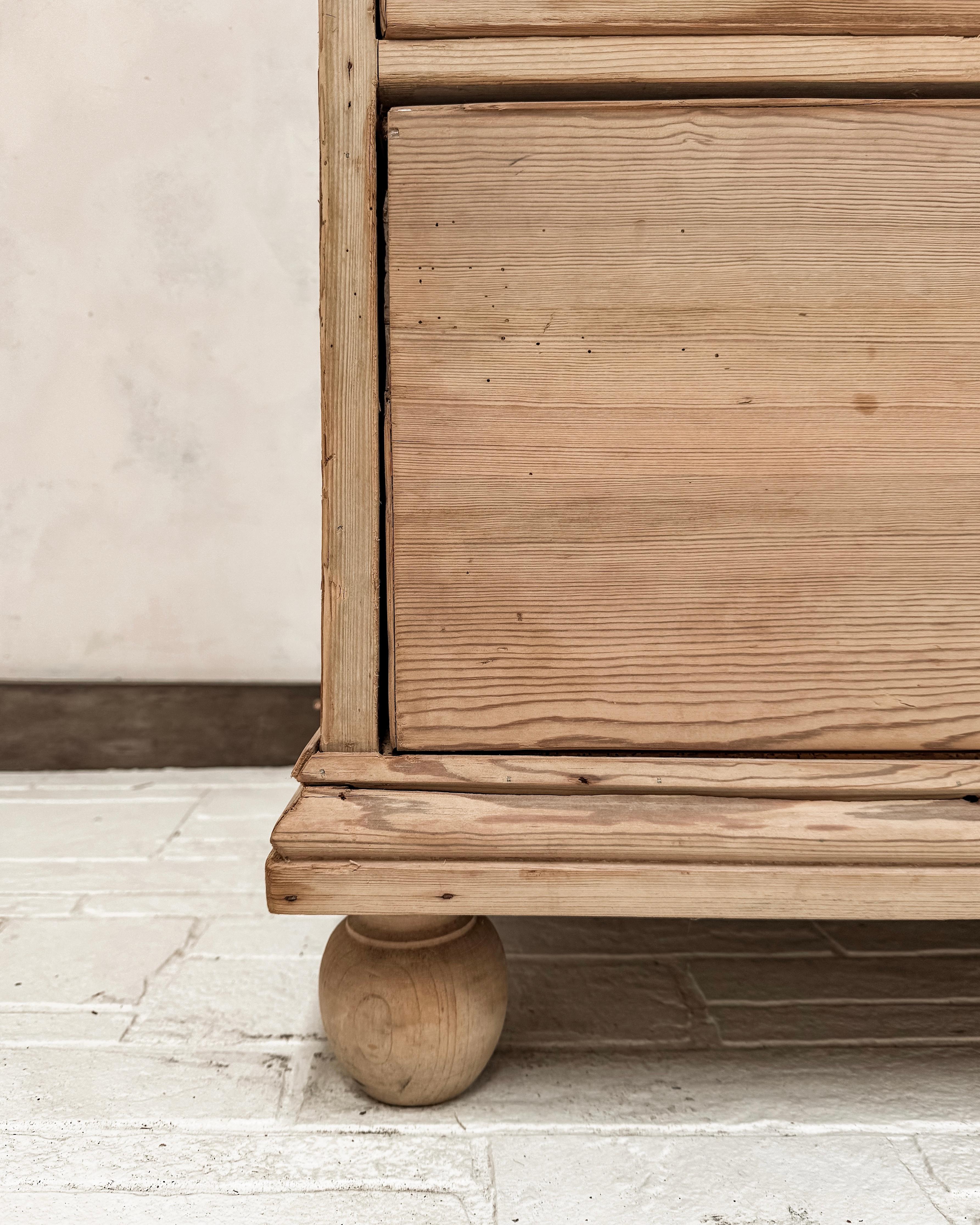 19th Century English White Pine Housekeeper's Cupboard 5
