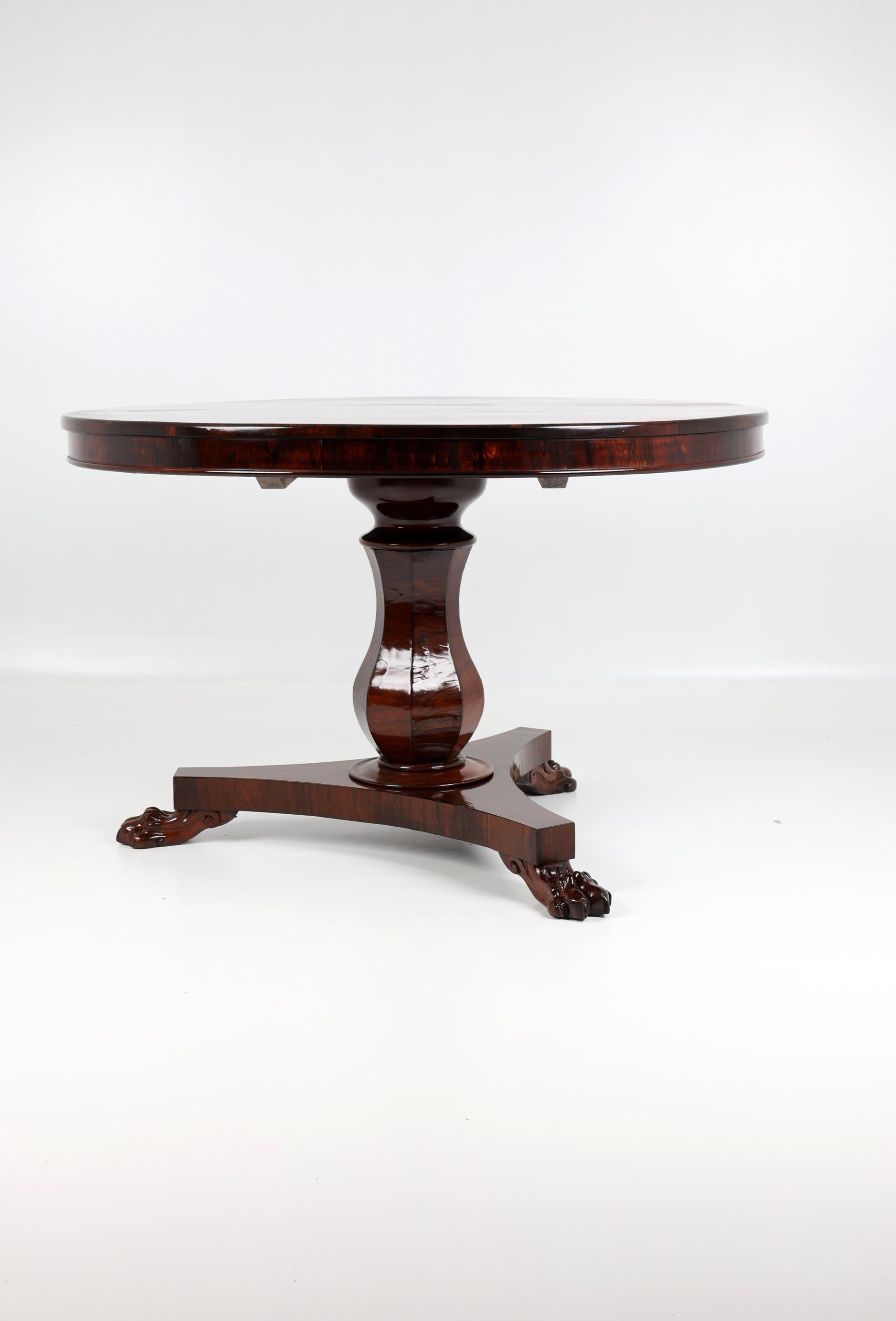 19th Century English Wiliam IV Center Table For Sale 5