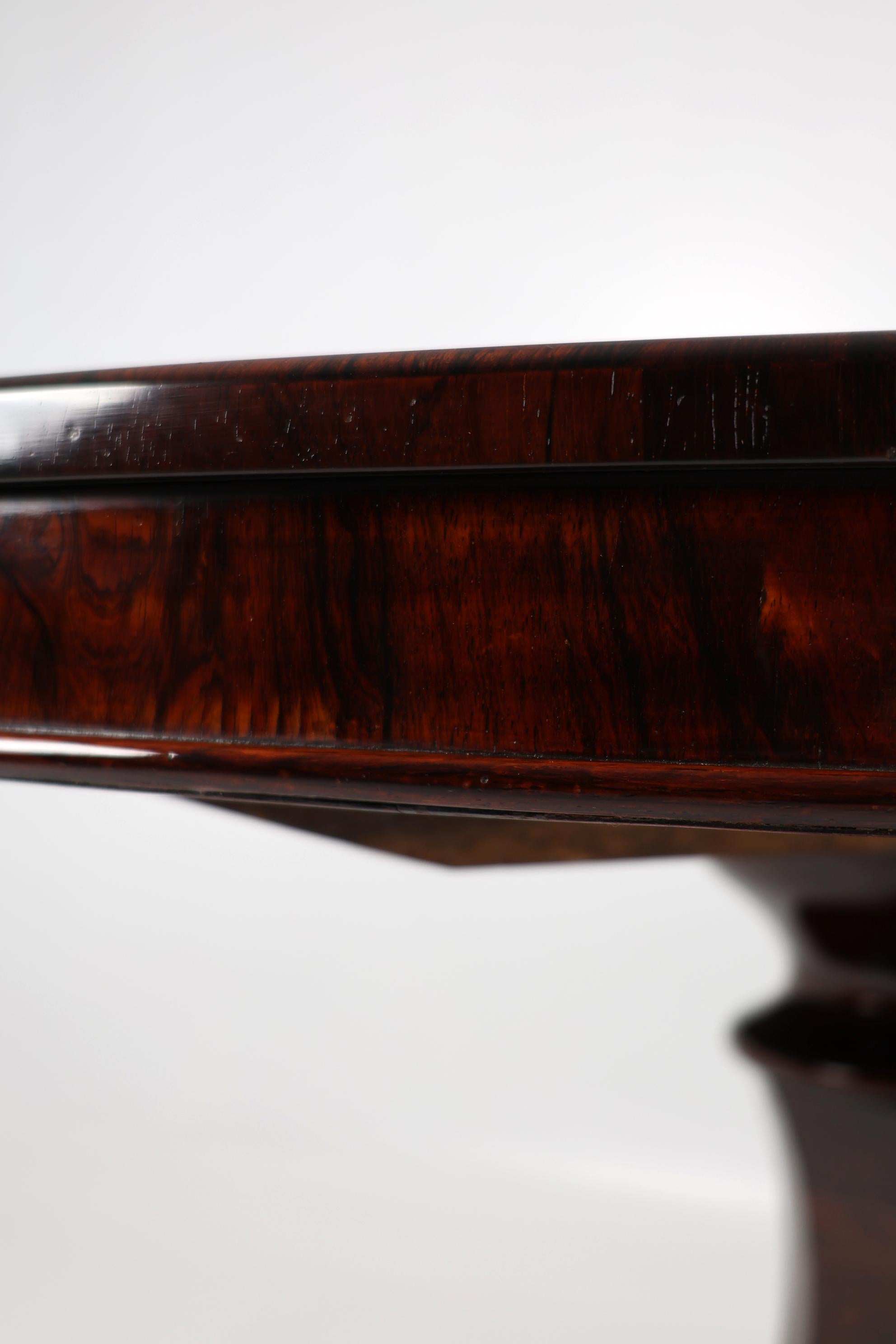 19th Century English Wiliam IV Center Table For Sale 1