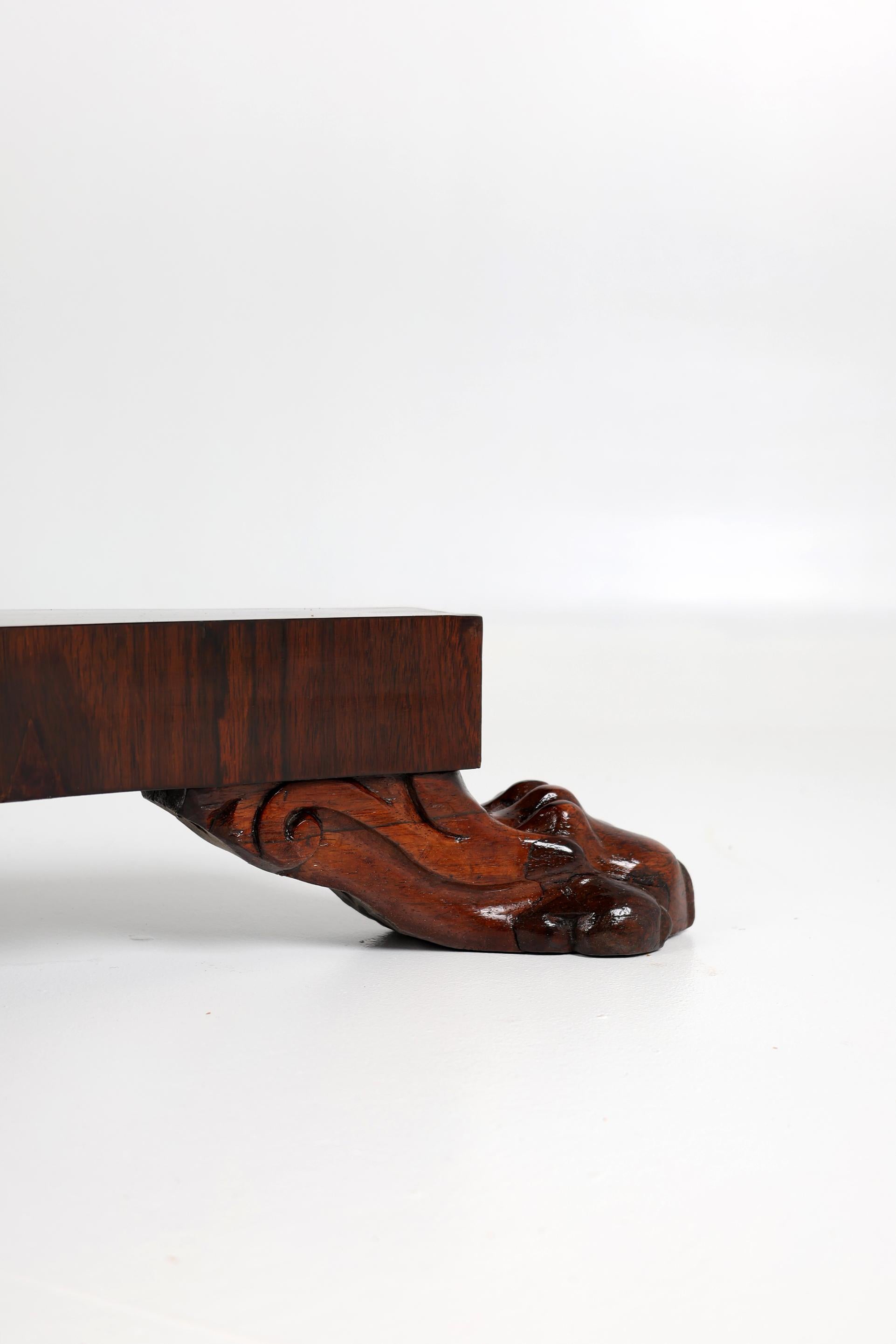 19th Century English Wiliam IV Center Table For Sale 2