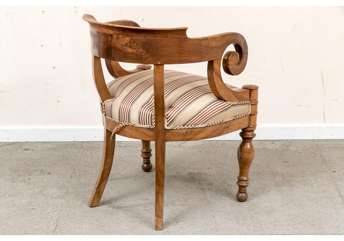 Chaise de capitaine William IV anglaise du 19ème siècle à restaurer en vente 3
