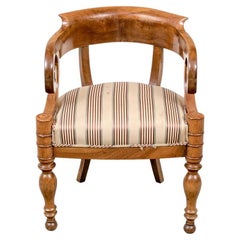 Antique 19th Century English William IV Captain's Chair for Restoration